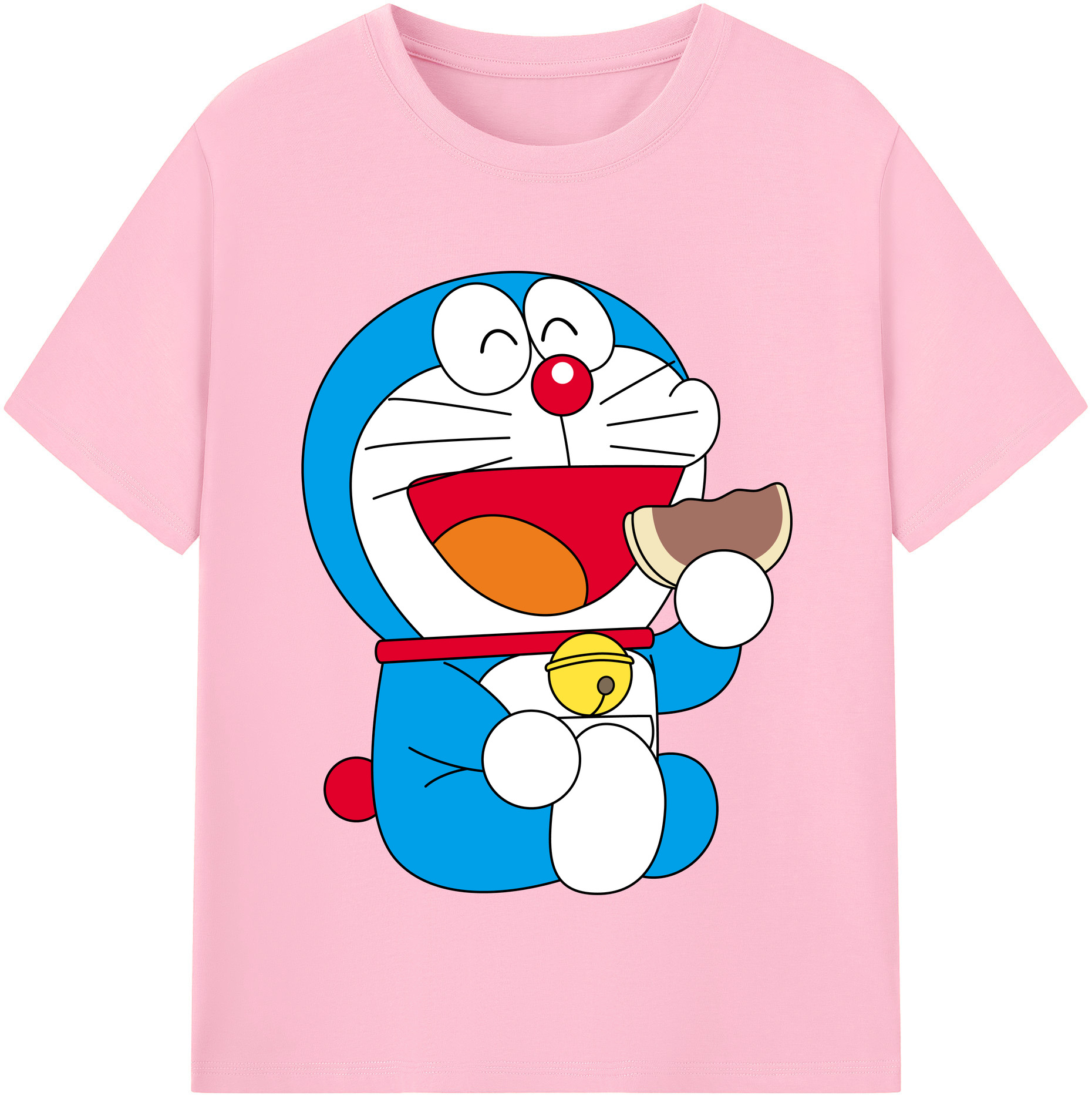 （画像用） ドラえもん Doraemon 綿100％半袖Tシャツ（フロントプリント）