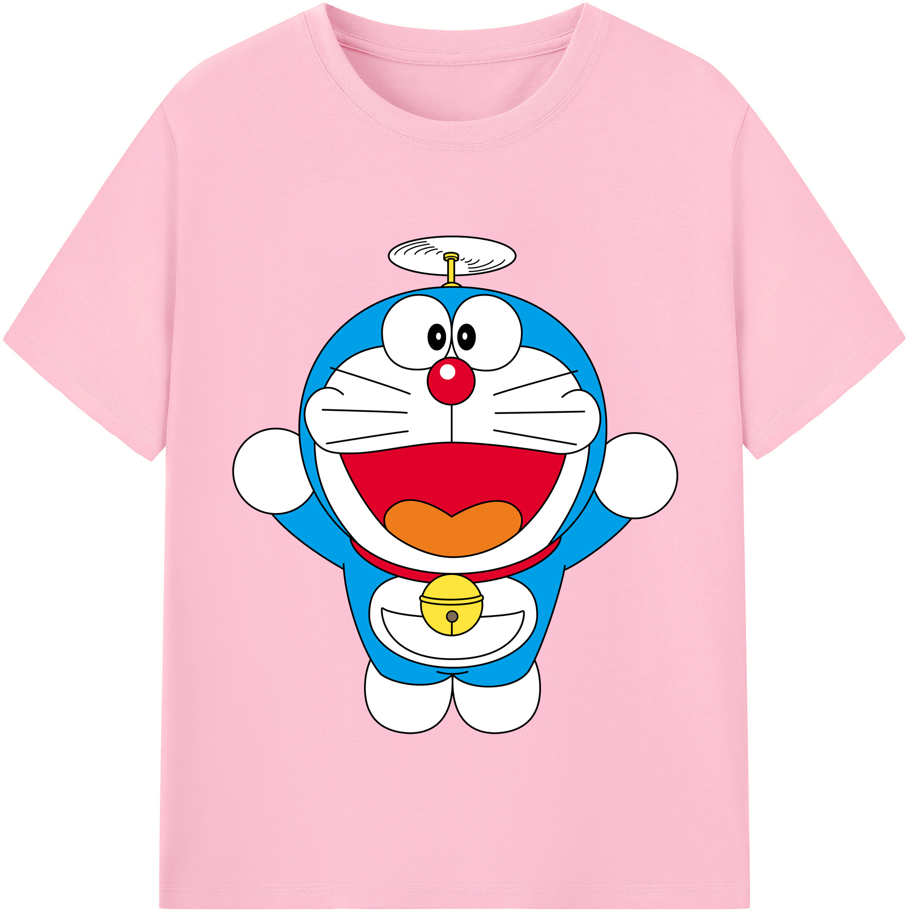 （画像用） ドラえもん Doraemon 綿100％半袖Tシャツ（フロントプリント）