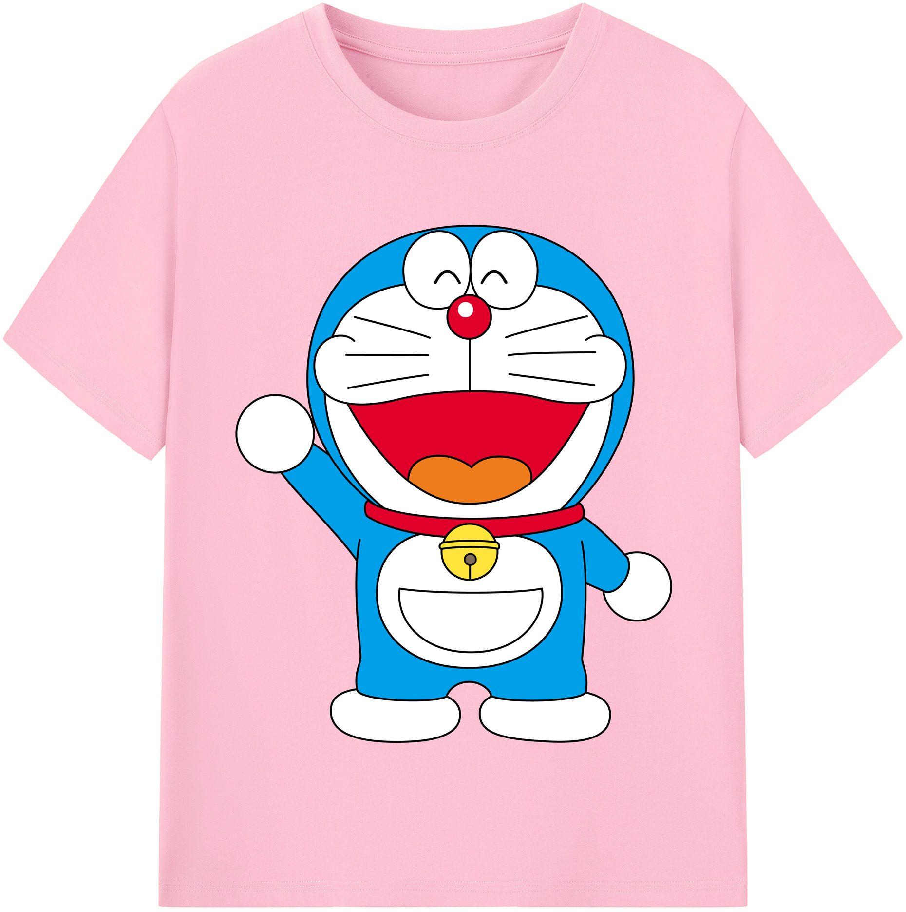 （画像用） ドラえもん Doraemon 綿100％半袖Tシャツ（フロントプリント）