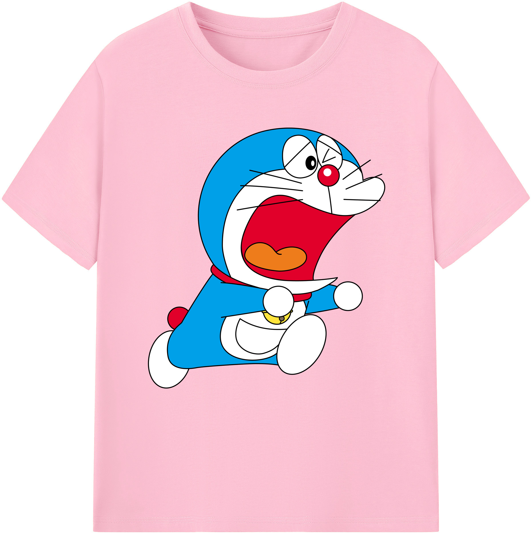 （画像用） ドラえもん Doraemon 綿100％半袖Tシャツ（フロントプリント）