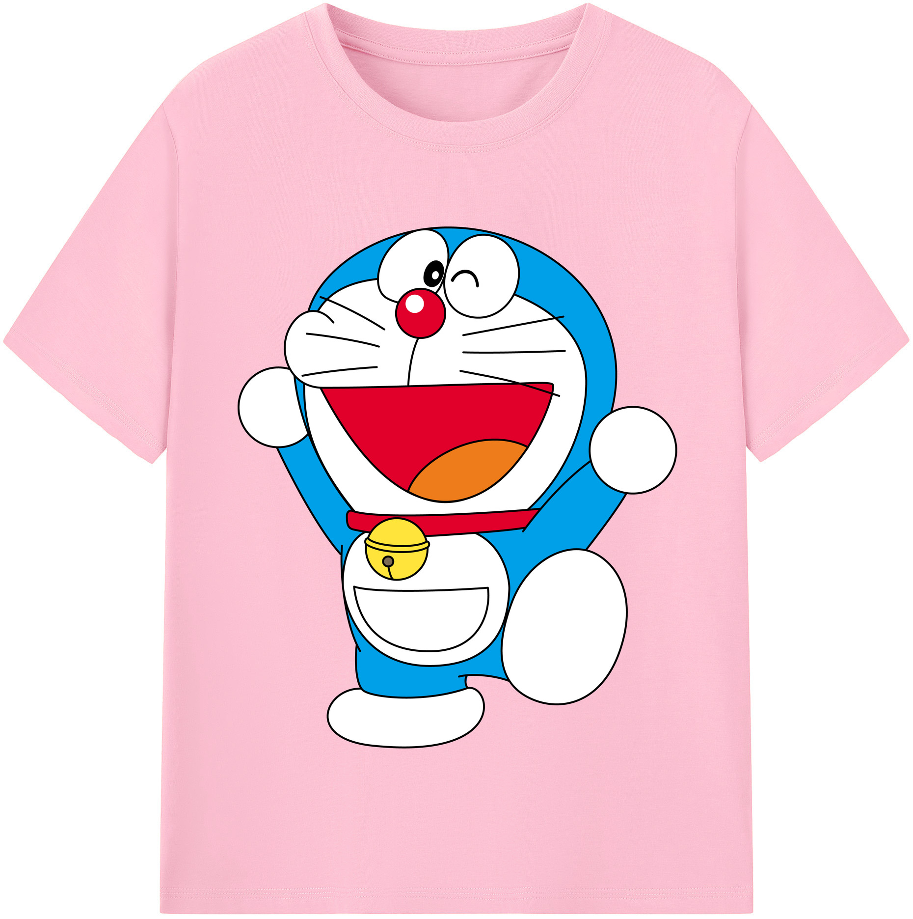 （画像用） ドラえもん Doraemon 綿100％半袖Tシャツ（フロントプリント）