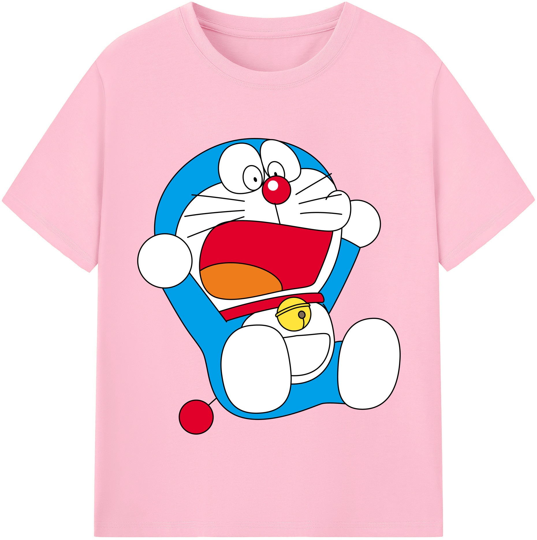（画像用） ドラえもん Doraemon 綿100％半袖Tシャツ（フロントプリント）