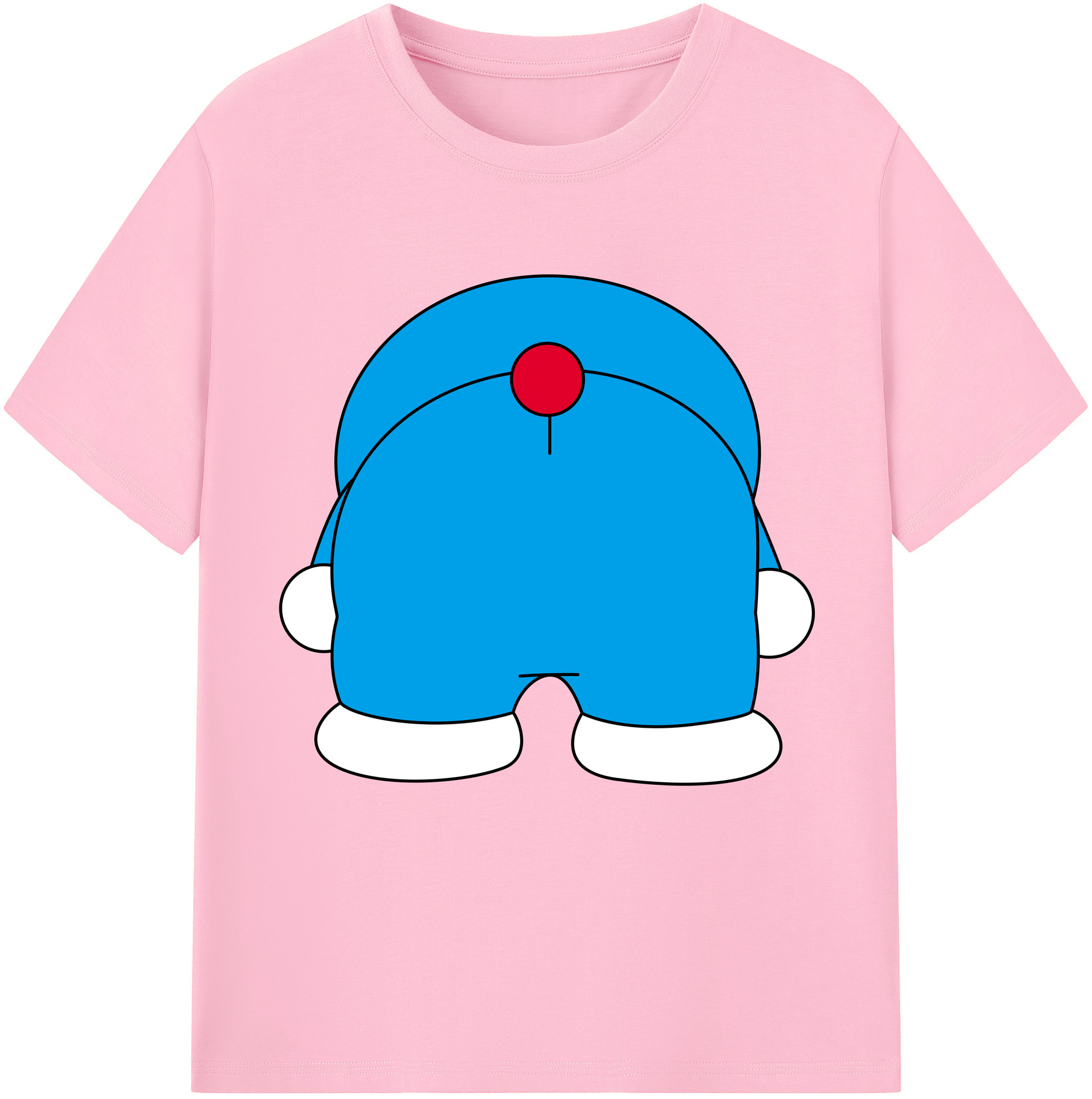 （画像用） ドラえもん Doraemon 綿100％半袖Tシャツ（フロントプリント）
