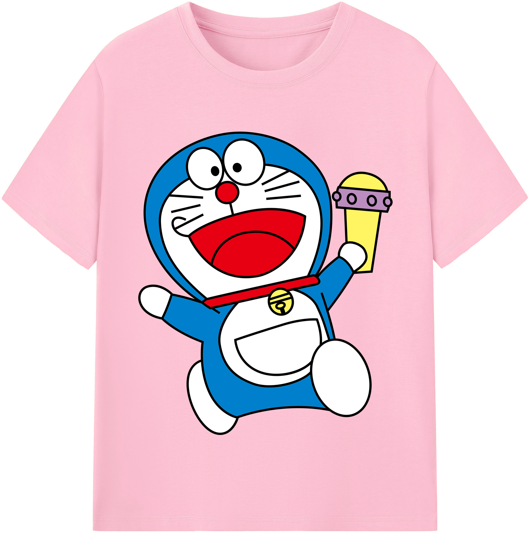（画像用） ドラえもん Doraemon 綿100％半袖Tシャツ（フロントプリント）