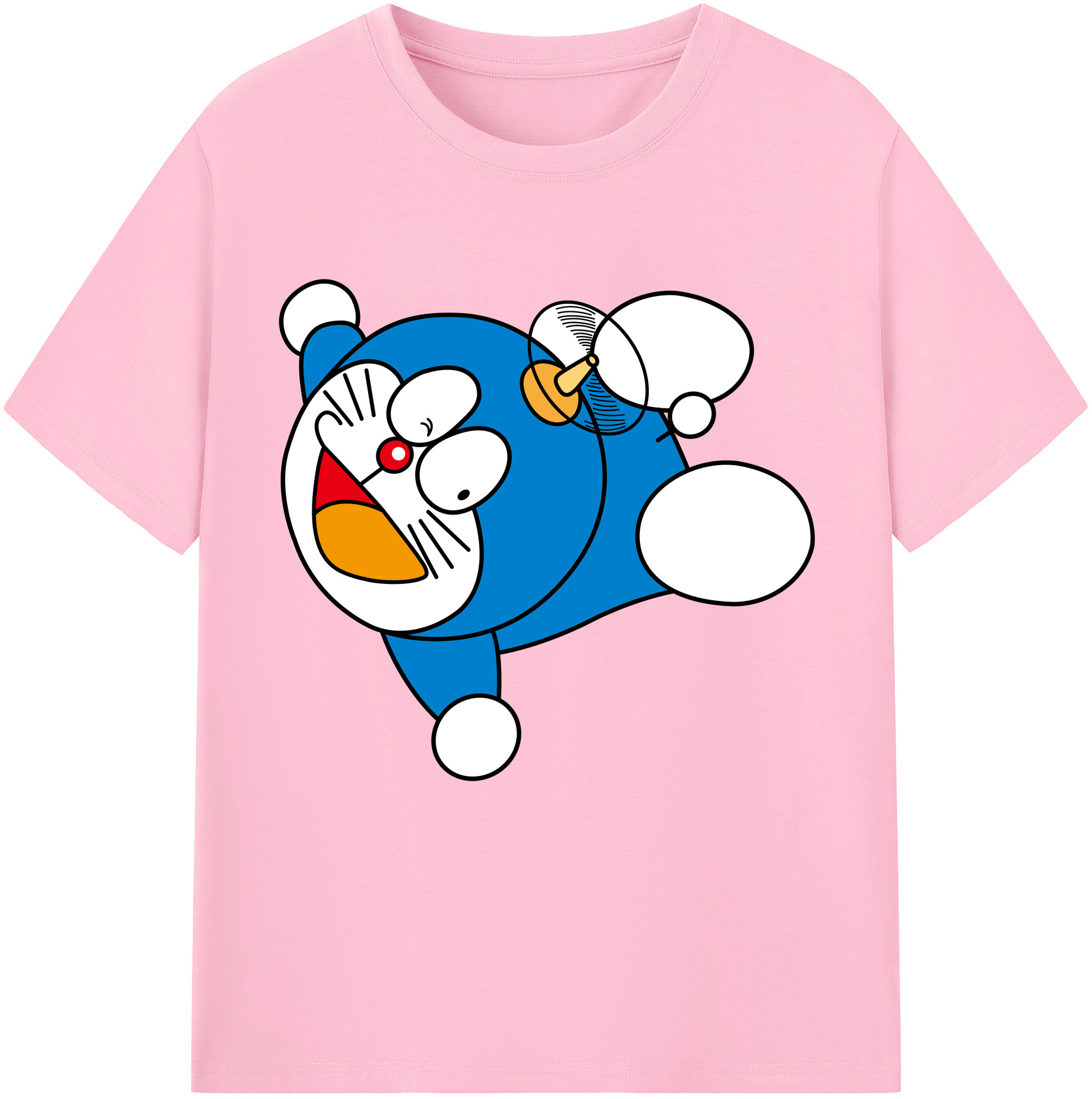 （画像用） ドラえもん Doraemon 綿100％半袖Tシャツ（フロントプリント）