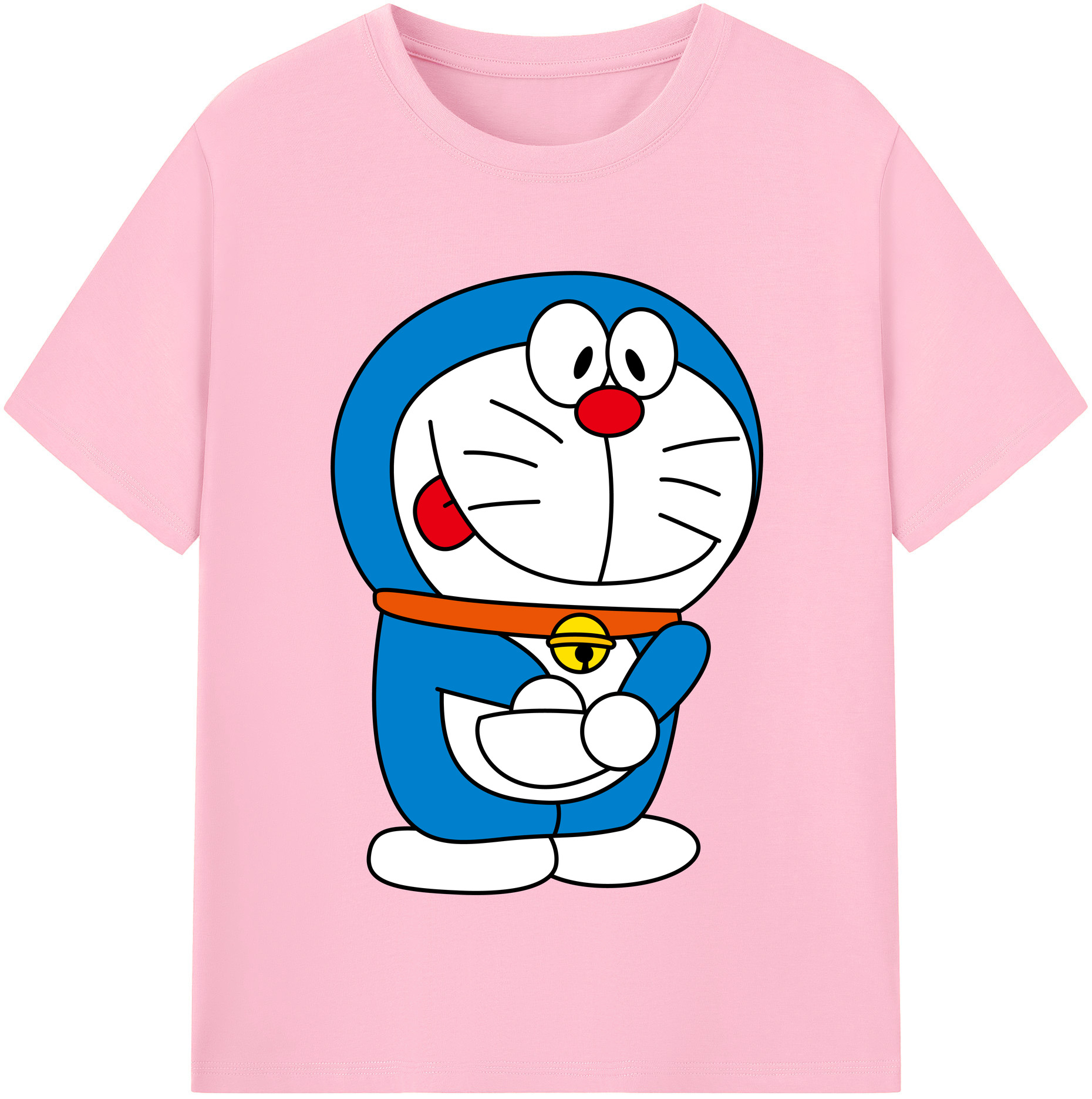（画像用） ドラえもん Doraemon 綿100％半袖Tシャツ（フロントプリント）
