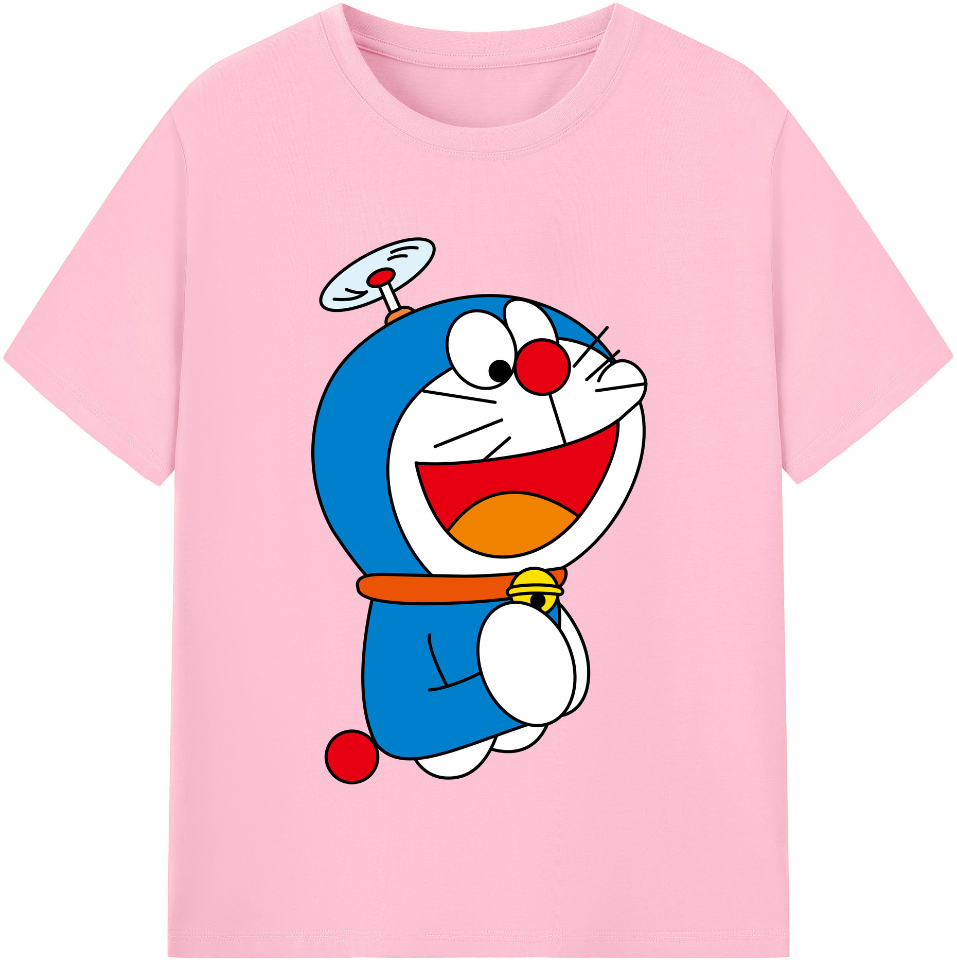 （画像用） ドラえもん Doraemon 綿100％半袖Tシャツ（フロントプリント）