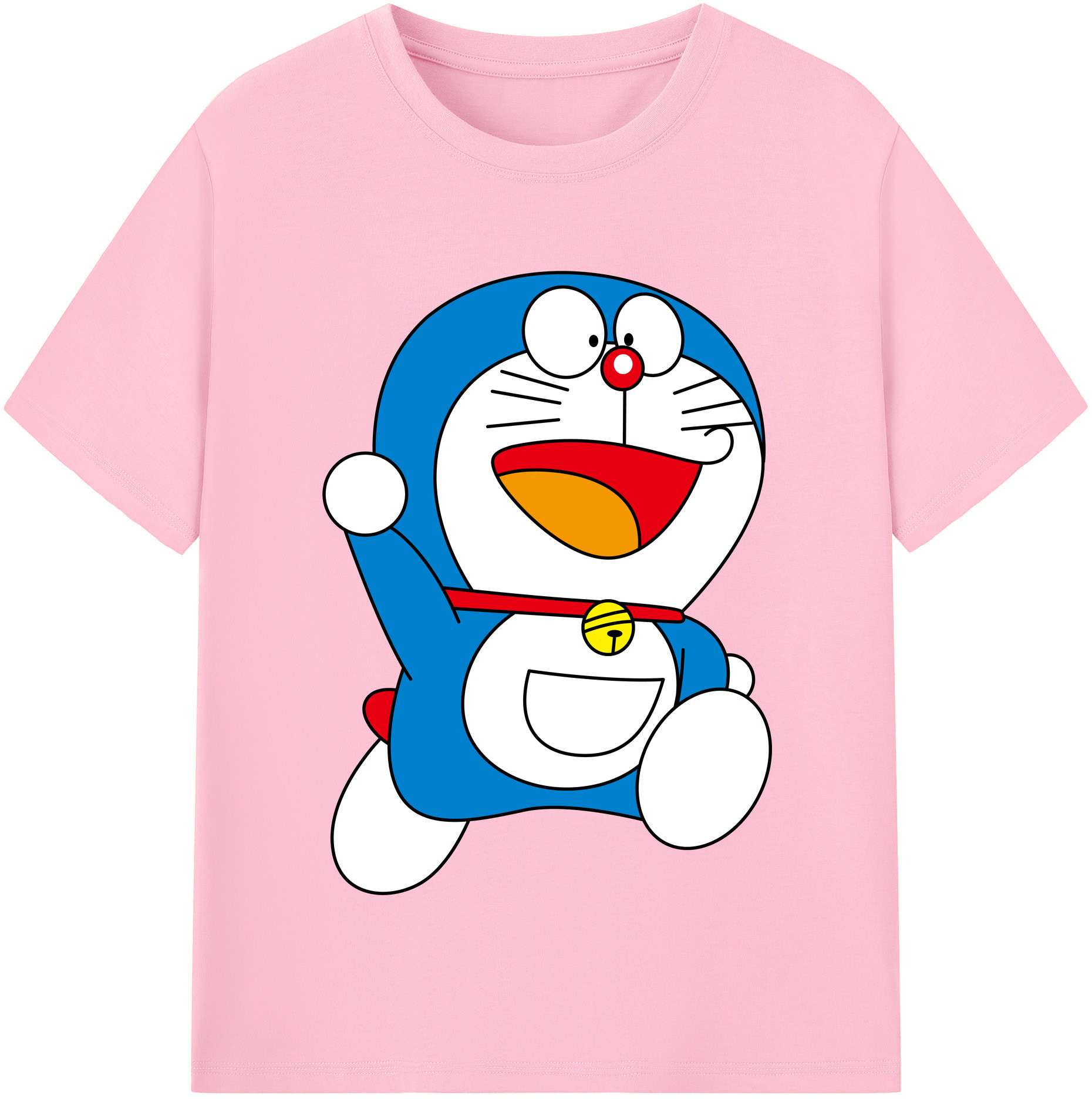 （画像用） ドラえもん Doraemon 綿100％半袖Tシャツ（フロントプリント）