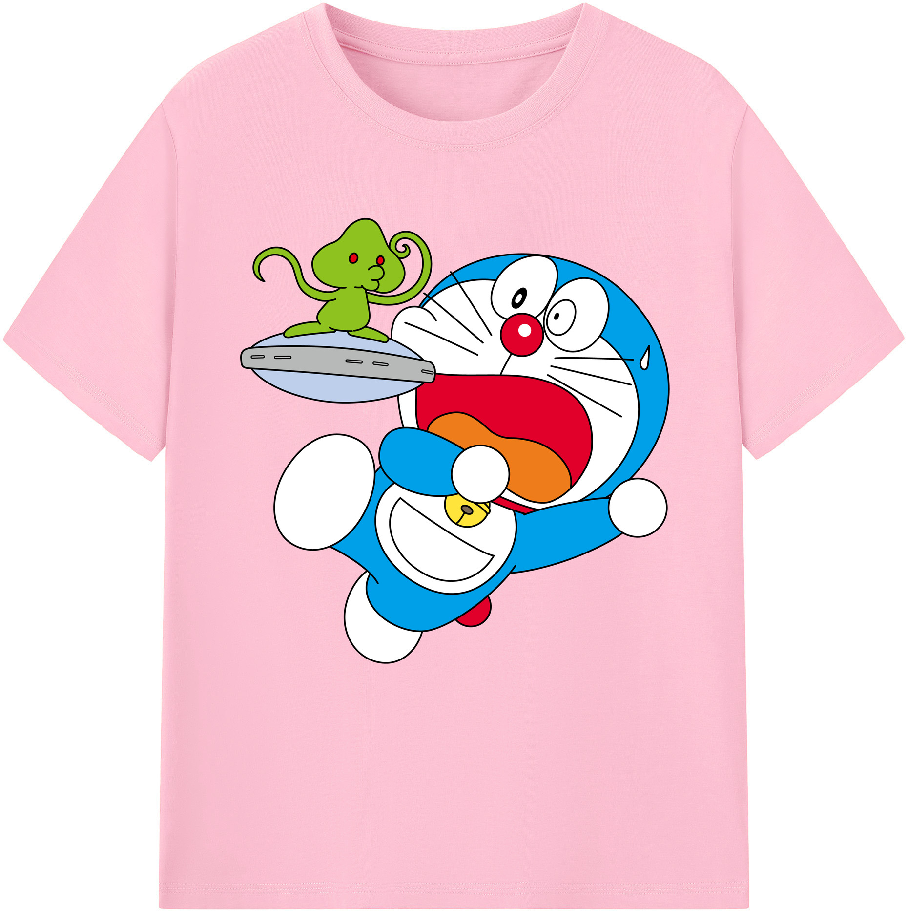 （画像用） ドラえもん Doraemon 綿100％半袖Tシャツ（フロントプリント）