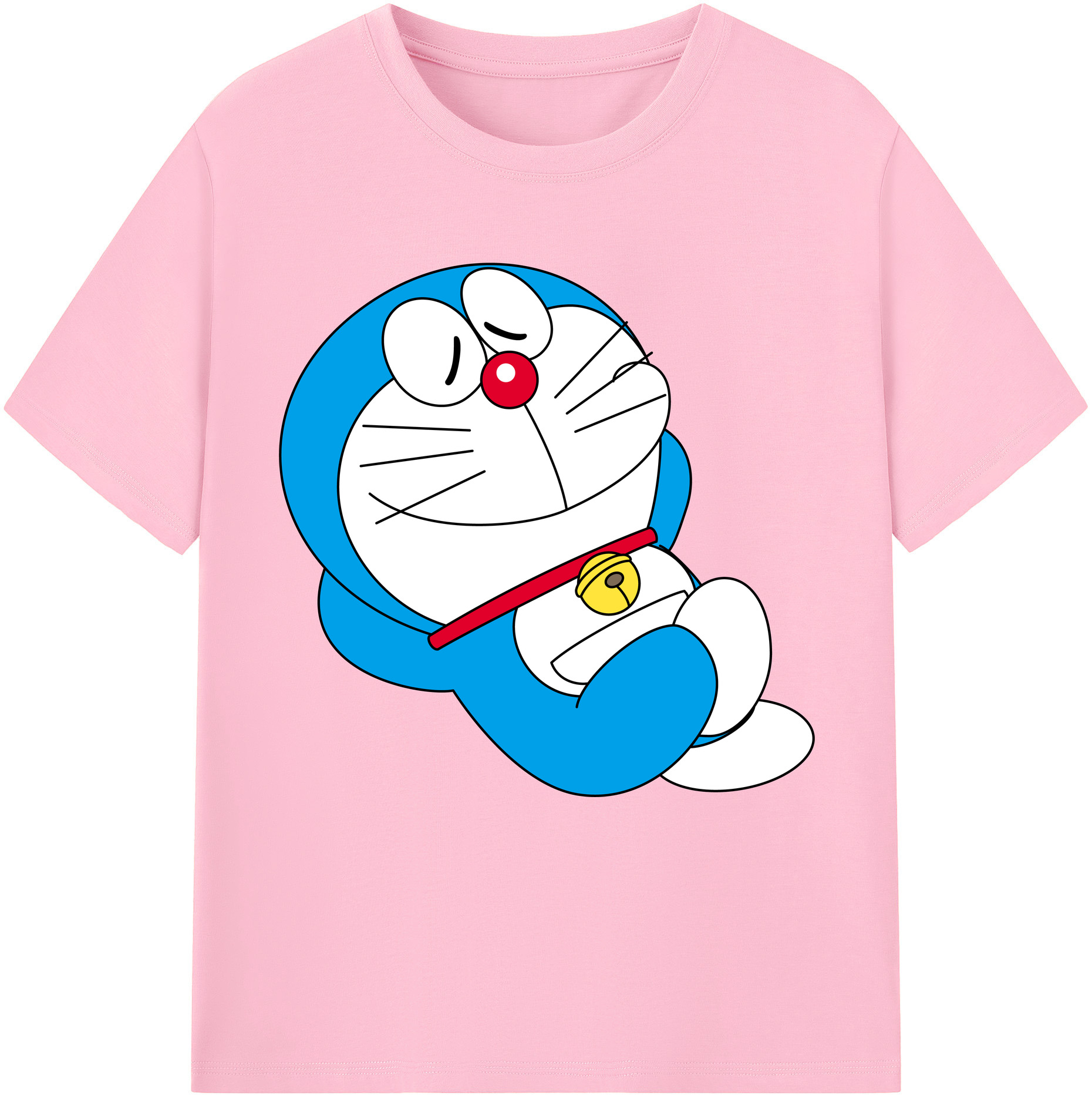 （画像用） ドラえもん Doraemon 綿100％半袖Tシャツ（フロントプリント）