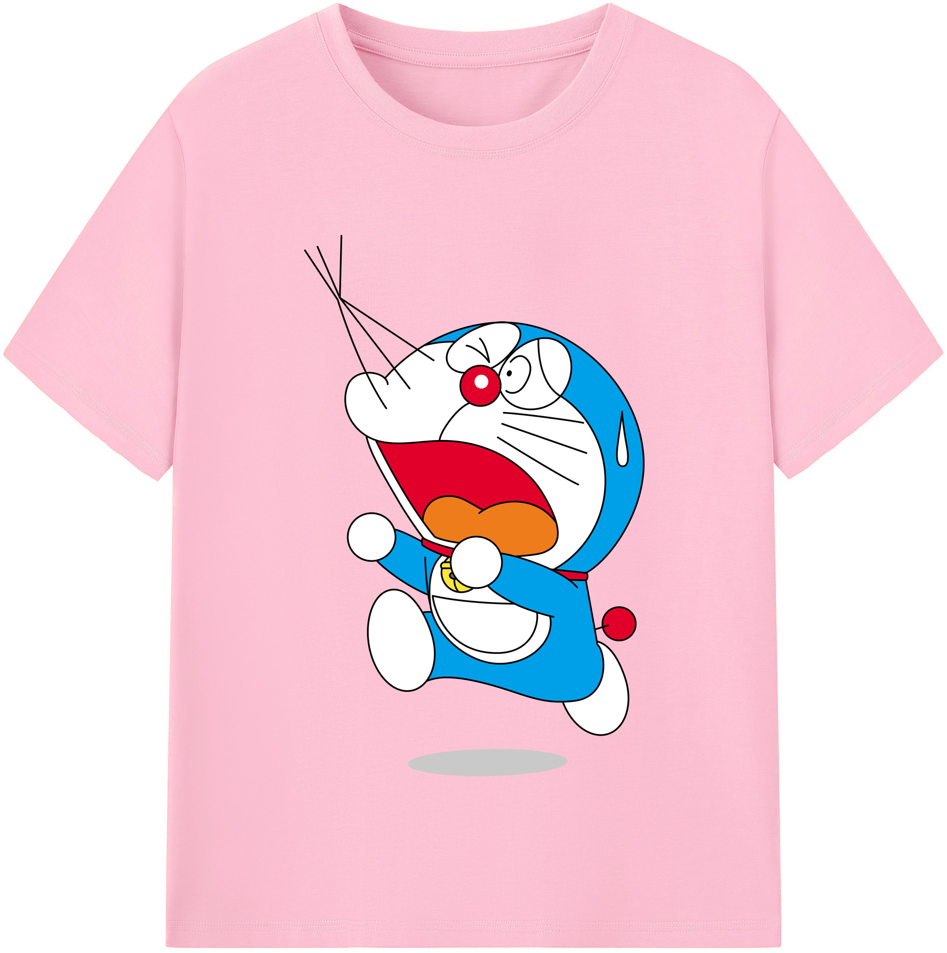 （画像用） ドラえもん Doraemon 綿100％半袖Tシャツ（フロントプリント）