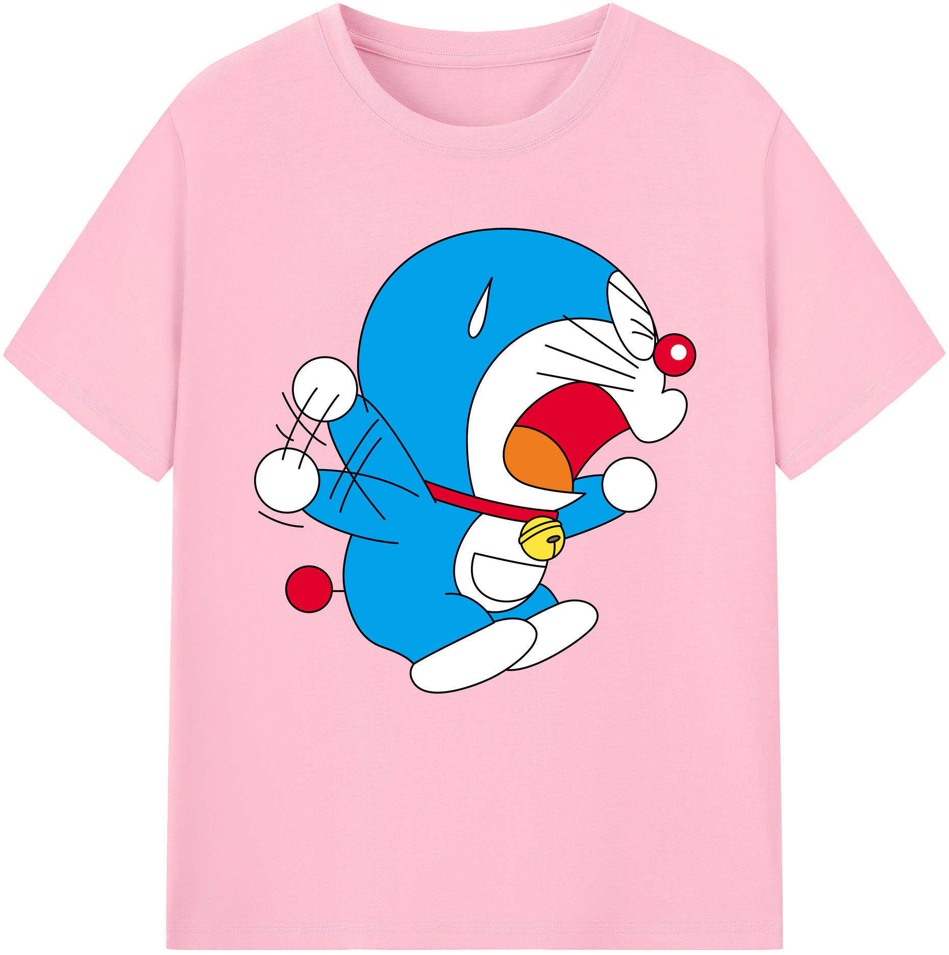 （画像用） ドラえもん Doraemon 綿100％半袖Tシャツ（フロントプリント）