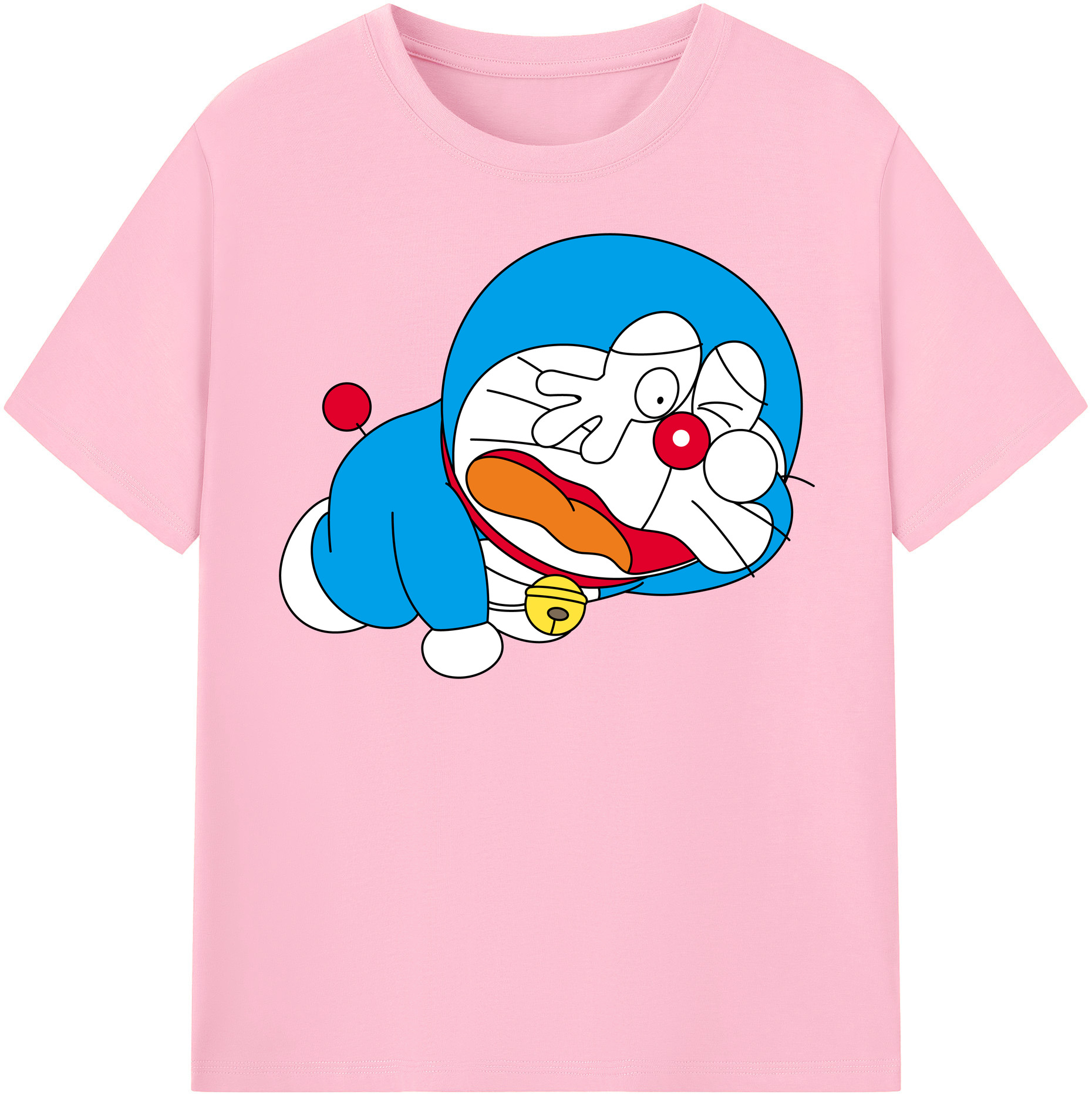 （画像用） ドラえもん Doraemon 綿100％半袖Tシャツ（フロントプリント）