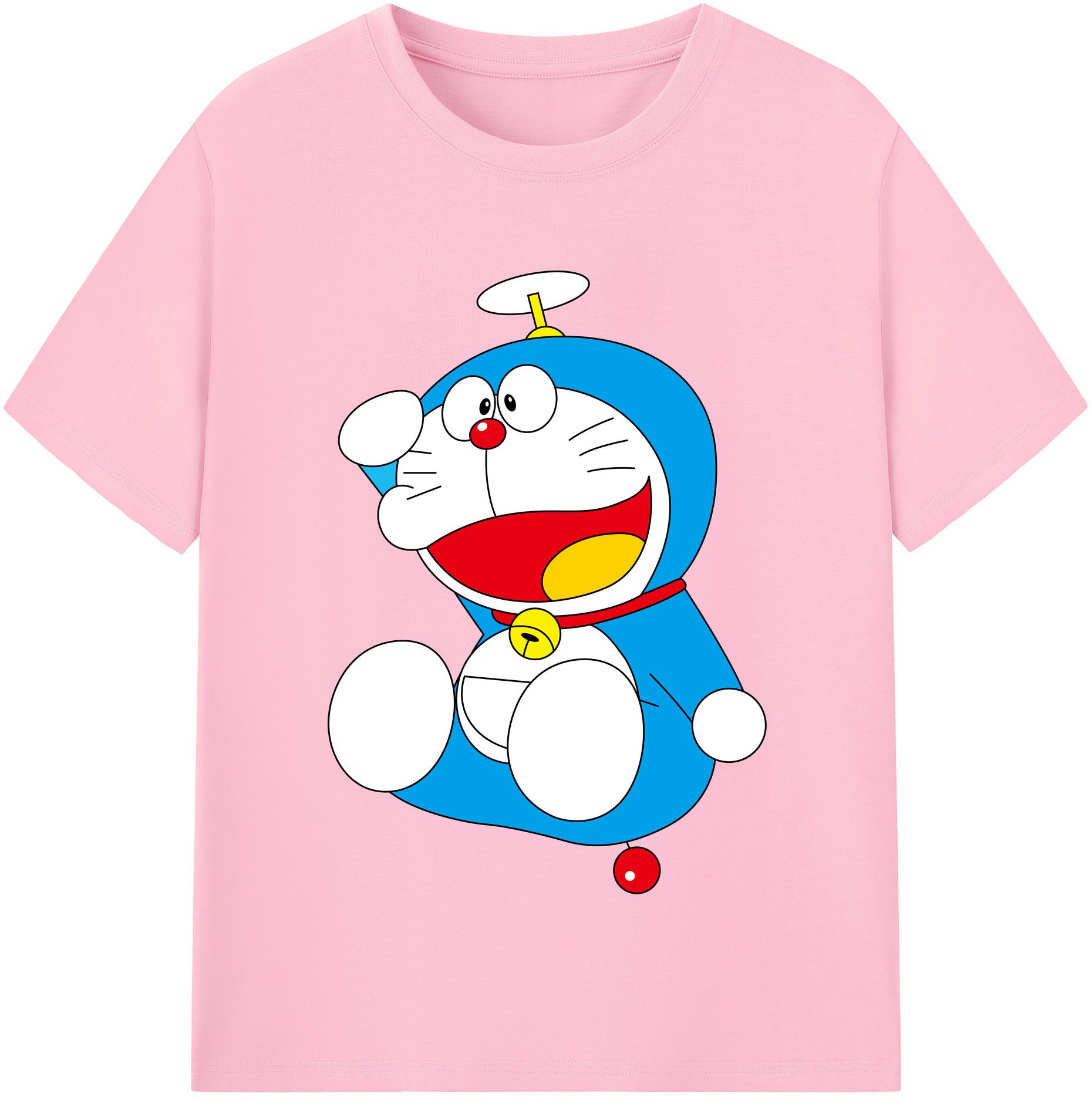 （画像用） ドラえもん Doraemon 綿100％半袖Tシャツ（フロントプリント）