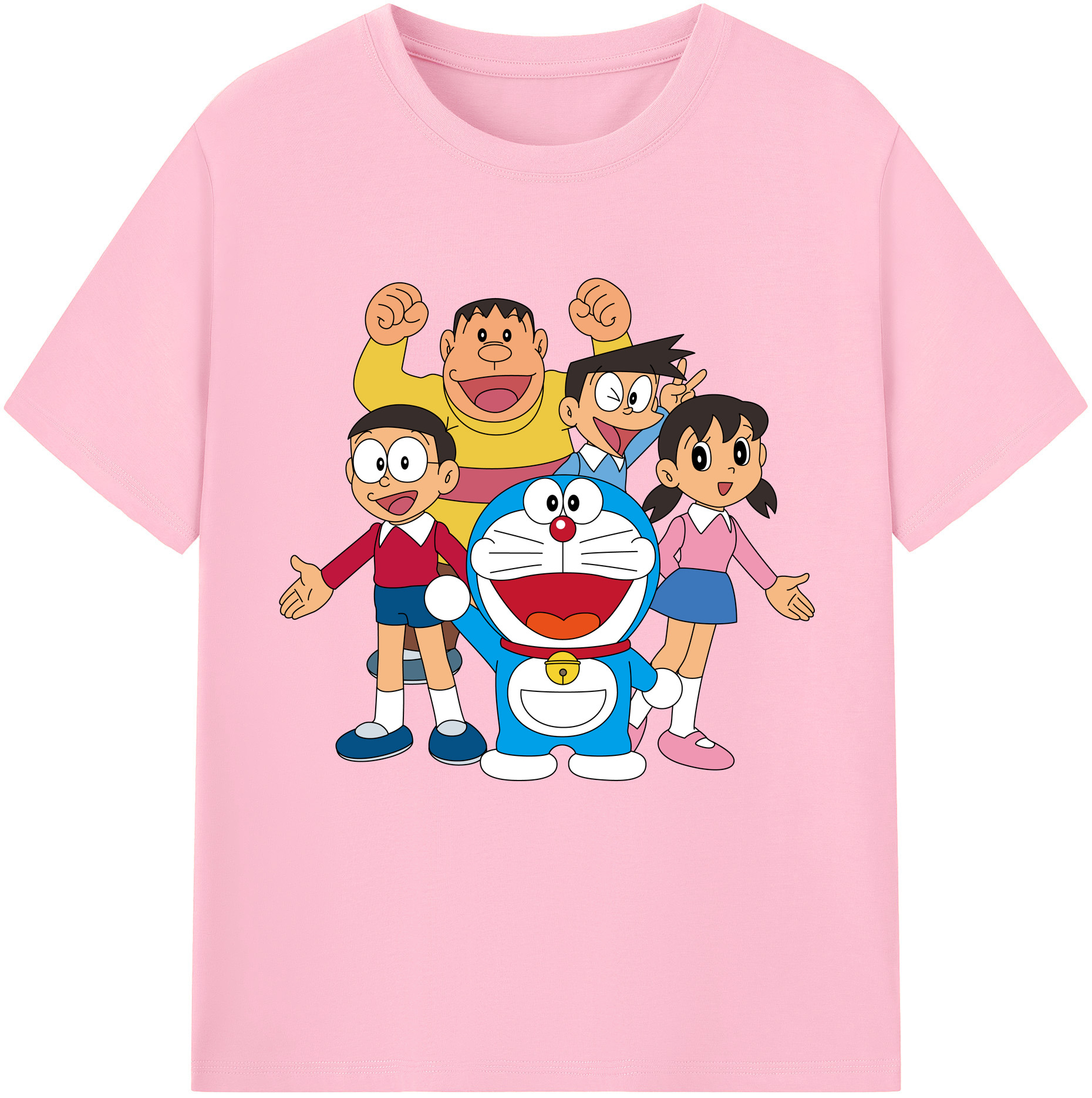（画像用） ドラえもん 骨川 スネ夫 Doraemon Honekawa Suneo 綿100％半袖Tシャツ（フロントプリント）