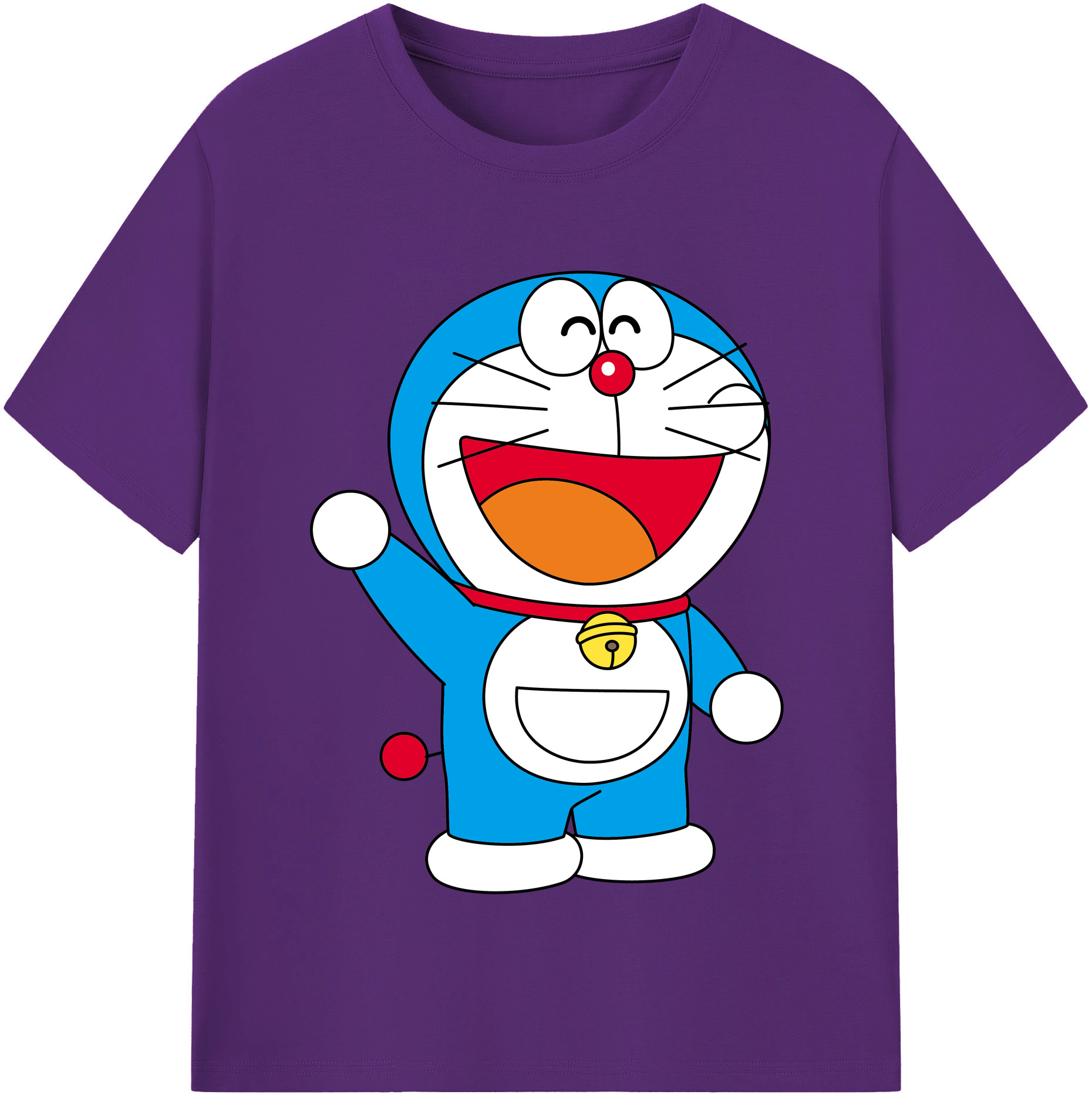 （画像用） ドラえもん Doraemon 綿100％半袖Tシャツ（フロントプリント）