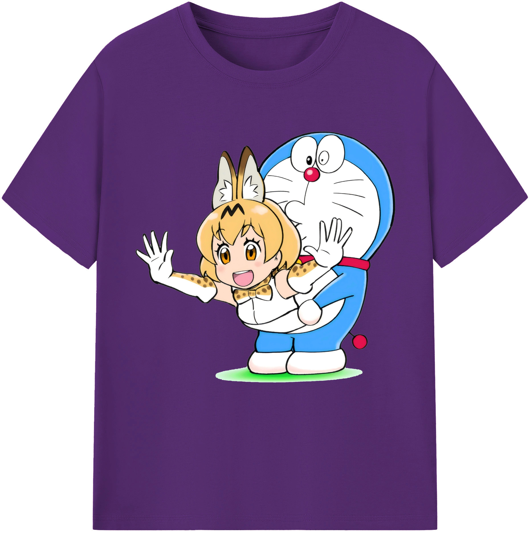 （画像用） ドラえもん Doraemon 綿100％半袖Tシャツ（フロントプリント）