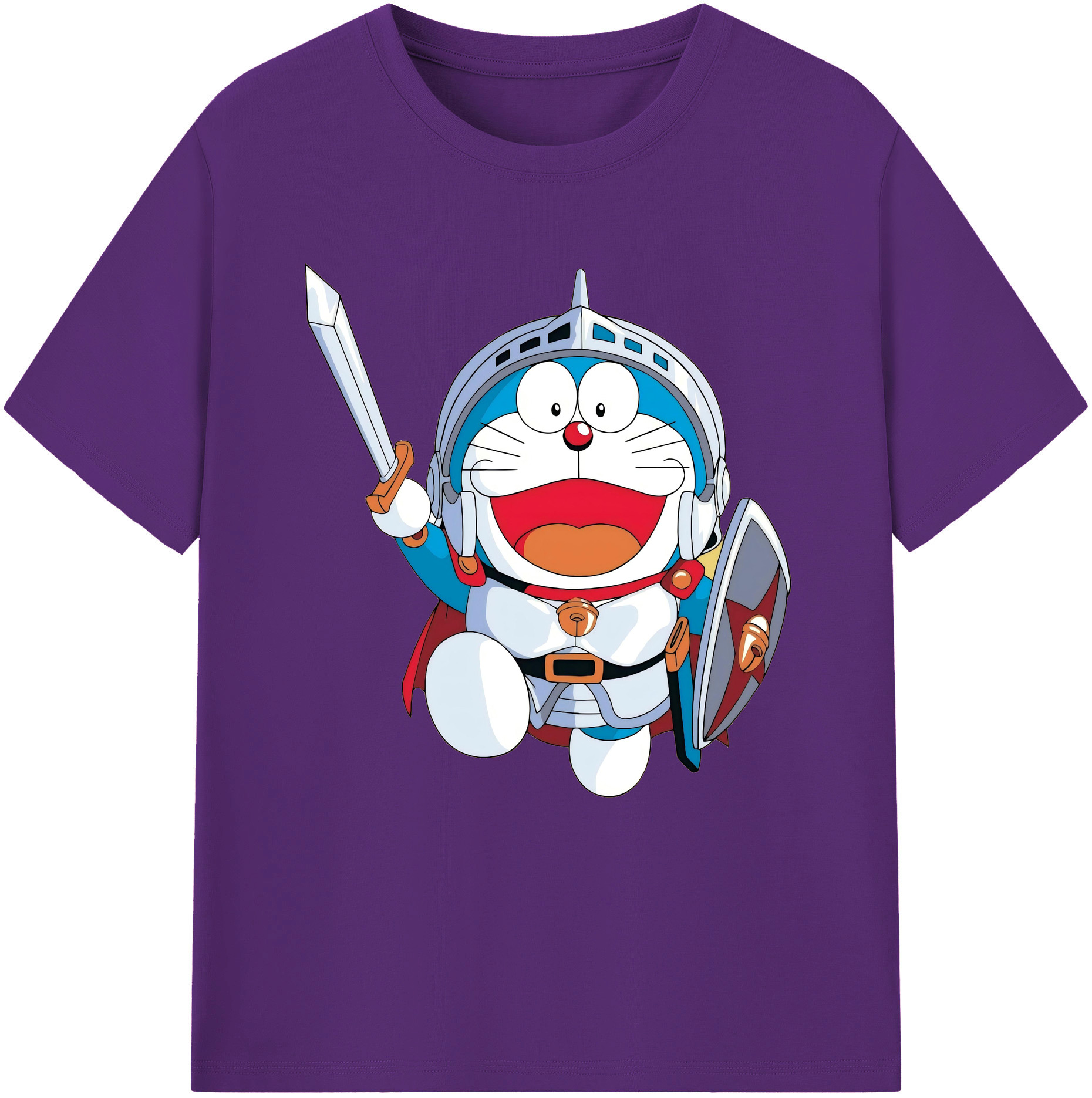 （画像用） ドラえもん Doraemon 綿100％半袖Tシャツ（フロントプリント）