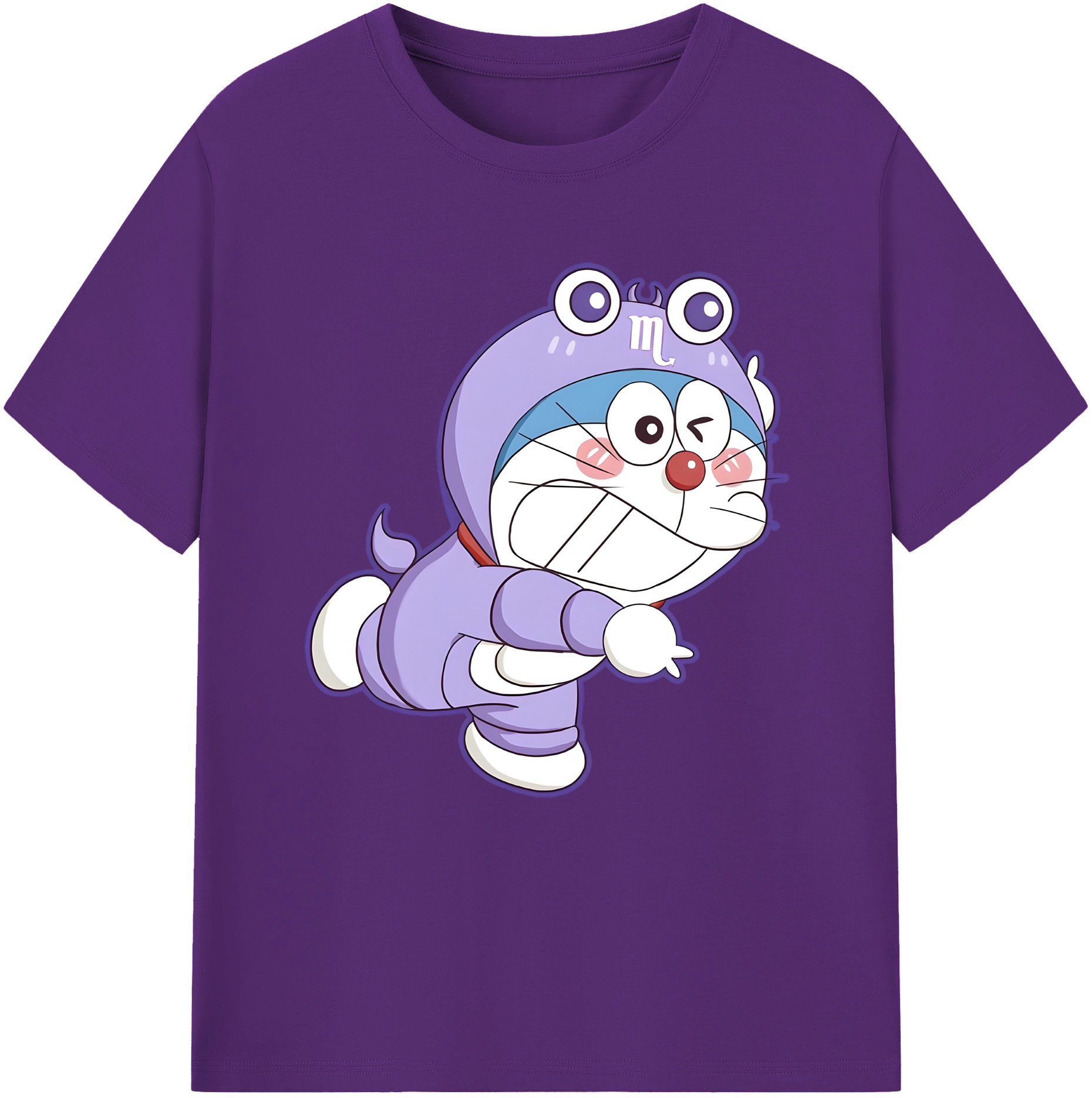 （画像用） ドラえもん Doraemon 綿100％半袖Tシャツ（フロントプリント）