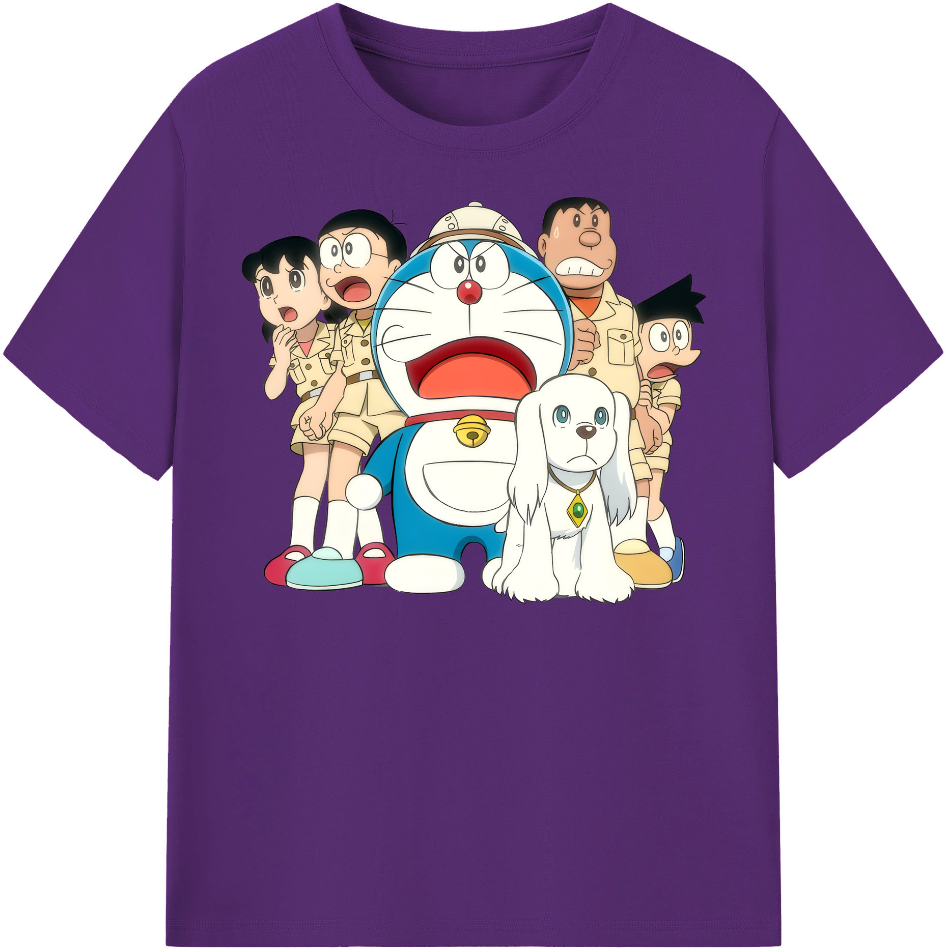 （画像用） ドラえもん Doraemon 綿100％半袖Tシャツ（フロントプリント）