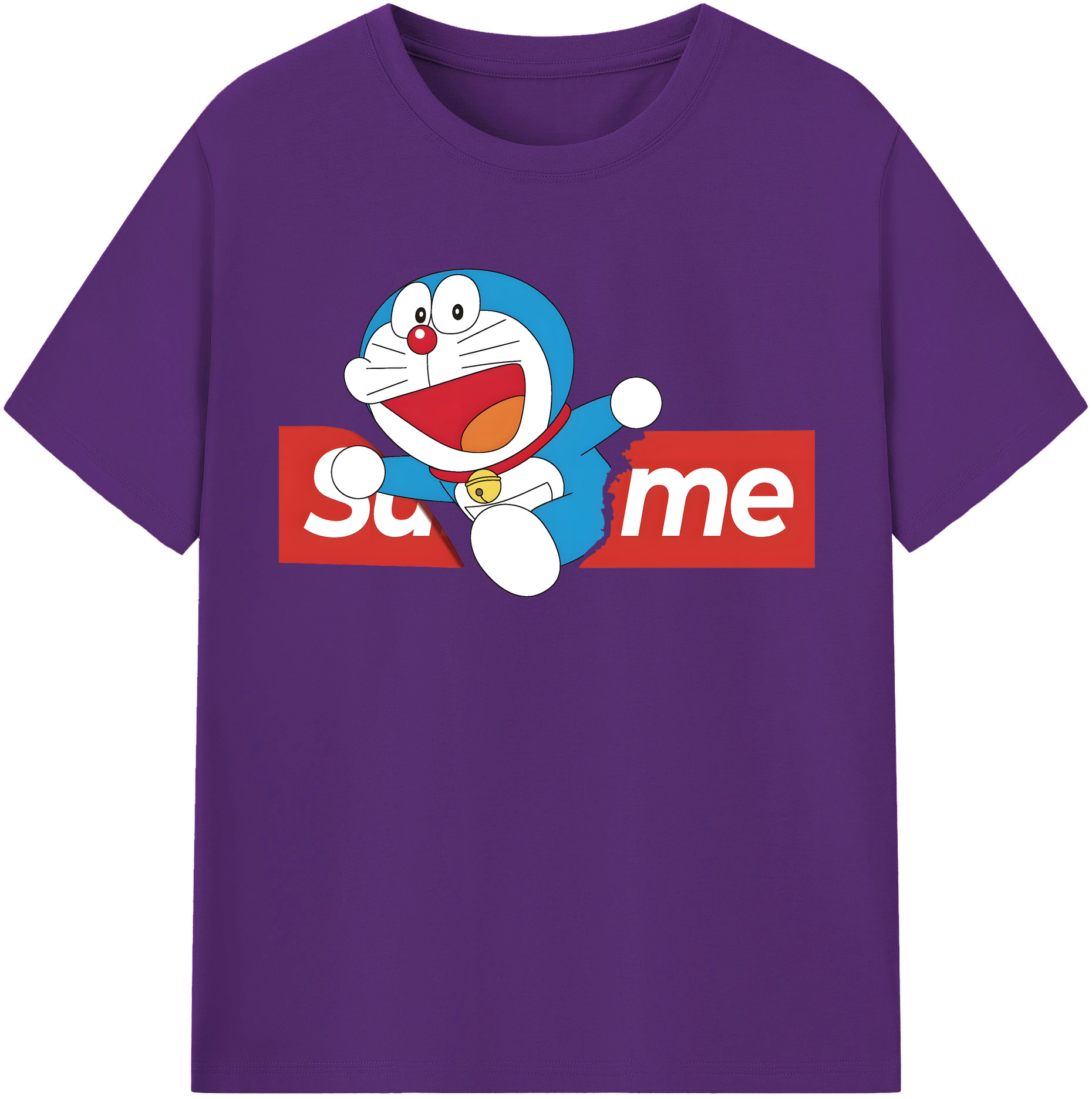 （画像用） ドラえもん Doraemon 綿100％半袖Tシャツ（フロントプリント）