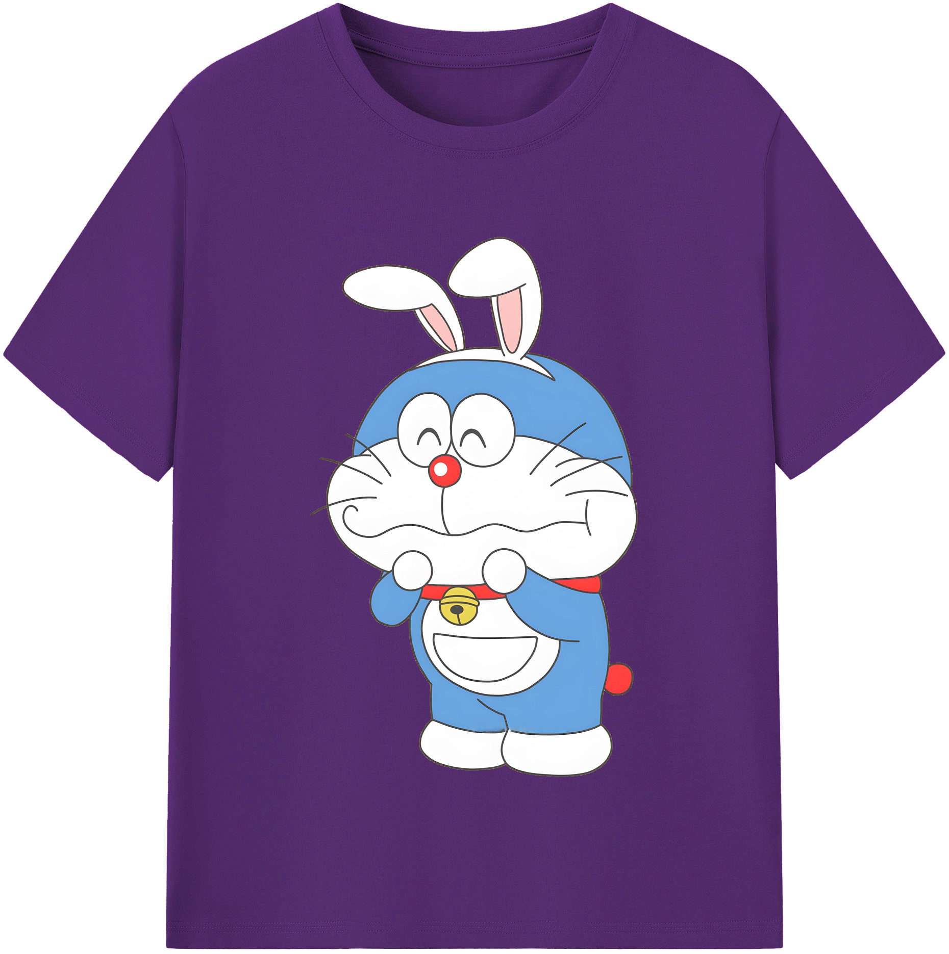 （画像用） ドラえもん Doraemon 綿100％半袖Tシャツ（フロントプリント）