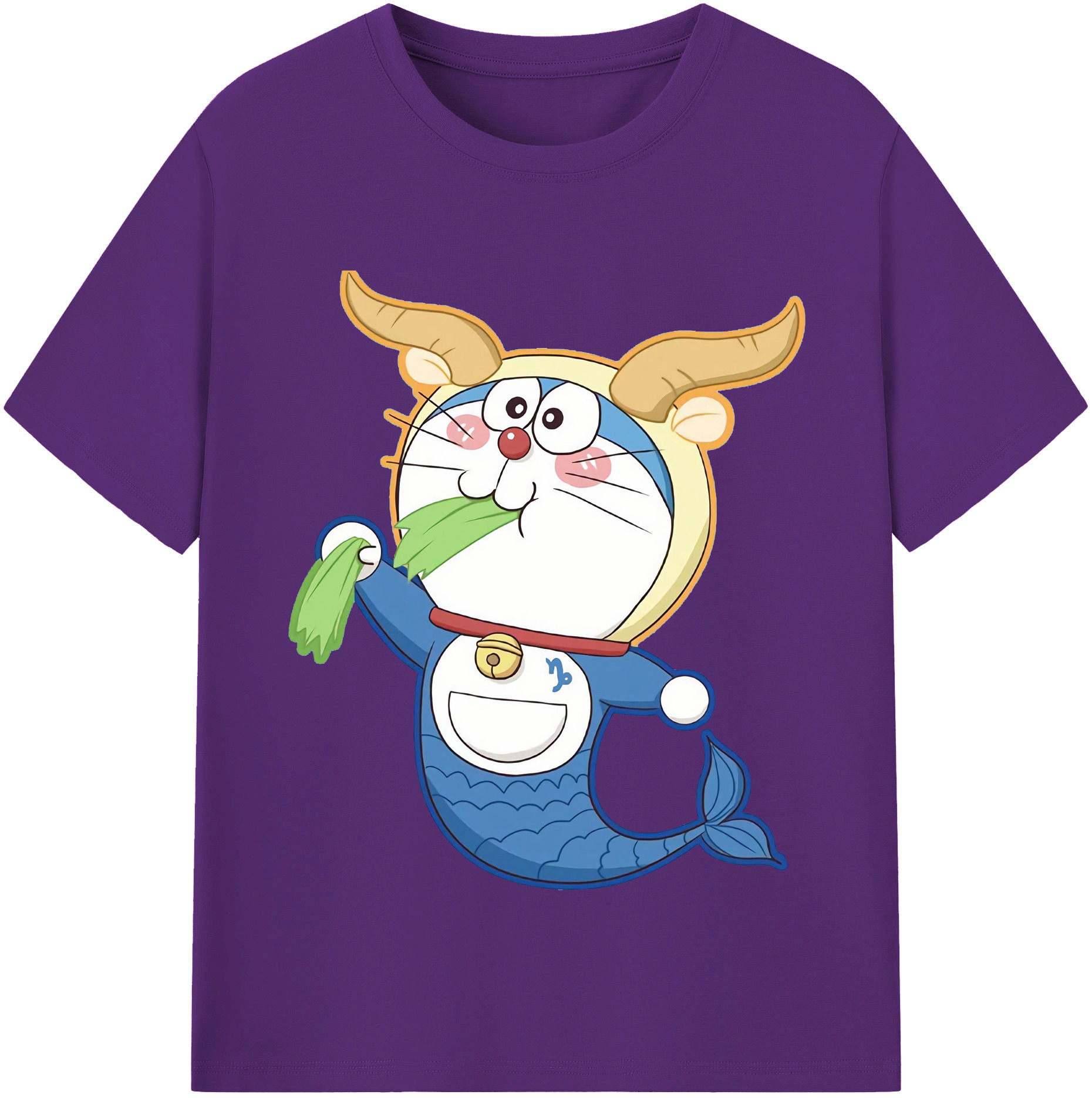 （画像用） ドラえもん Doraemon 綿100％半袖Tシャツ（フロントプリント）
