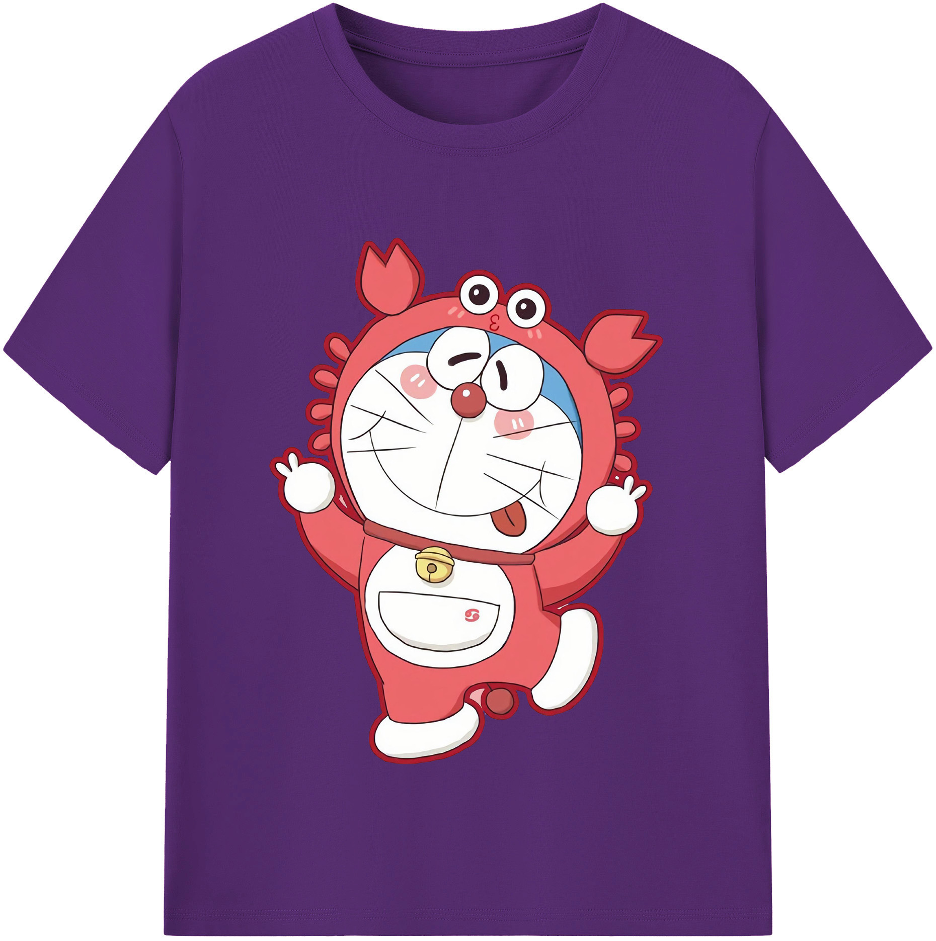 （画像用） ドラえもん Doraemon 綿100％半袖Tシャツ（フロントプリント）