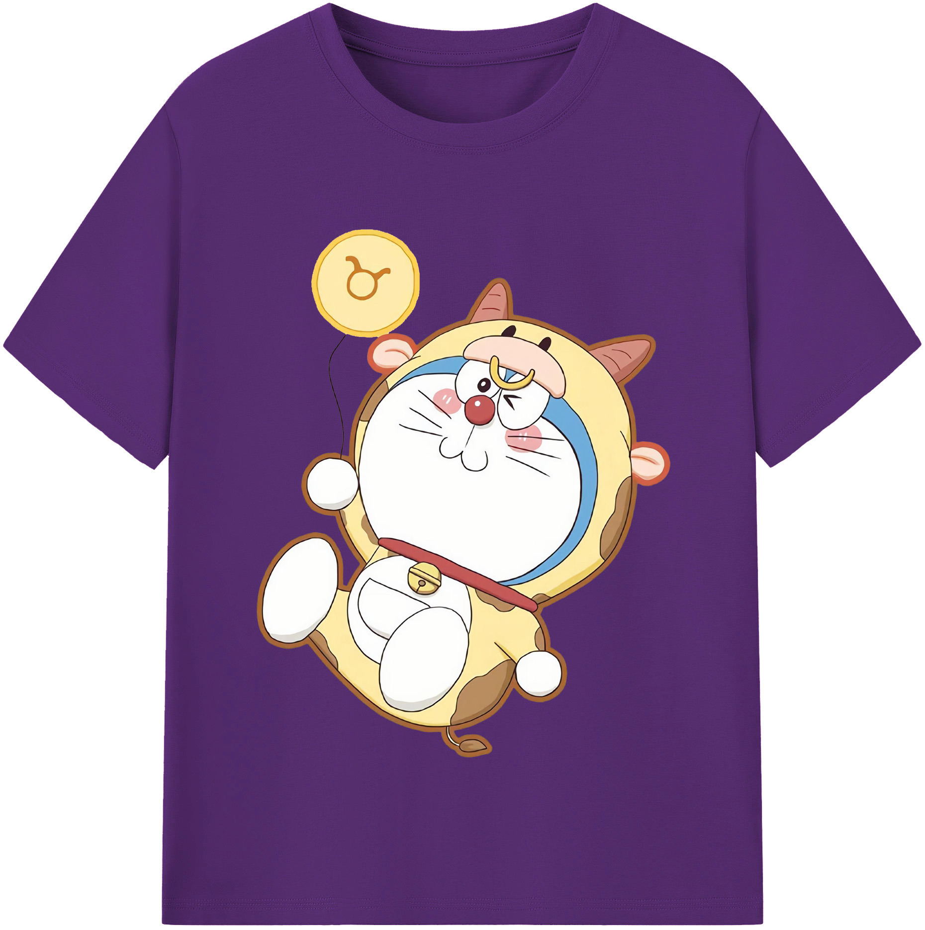 （画像用） ドラえもん Doraemon 綿100％半袖Tシャツ（フロントプリント）
