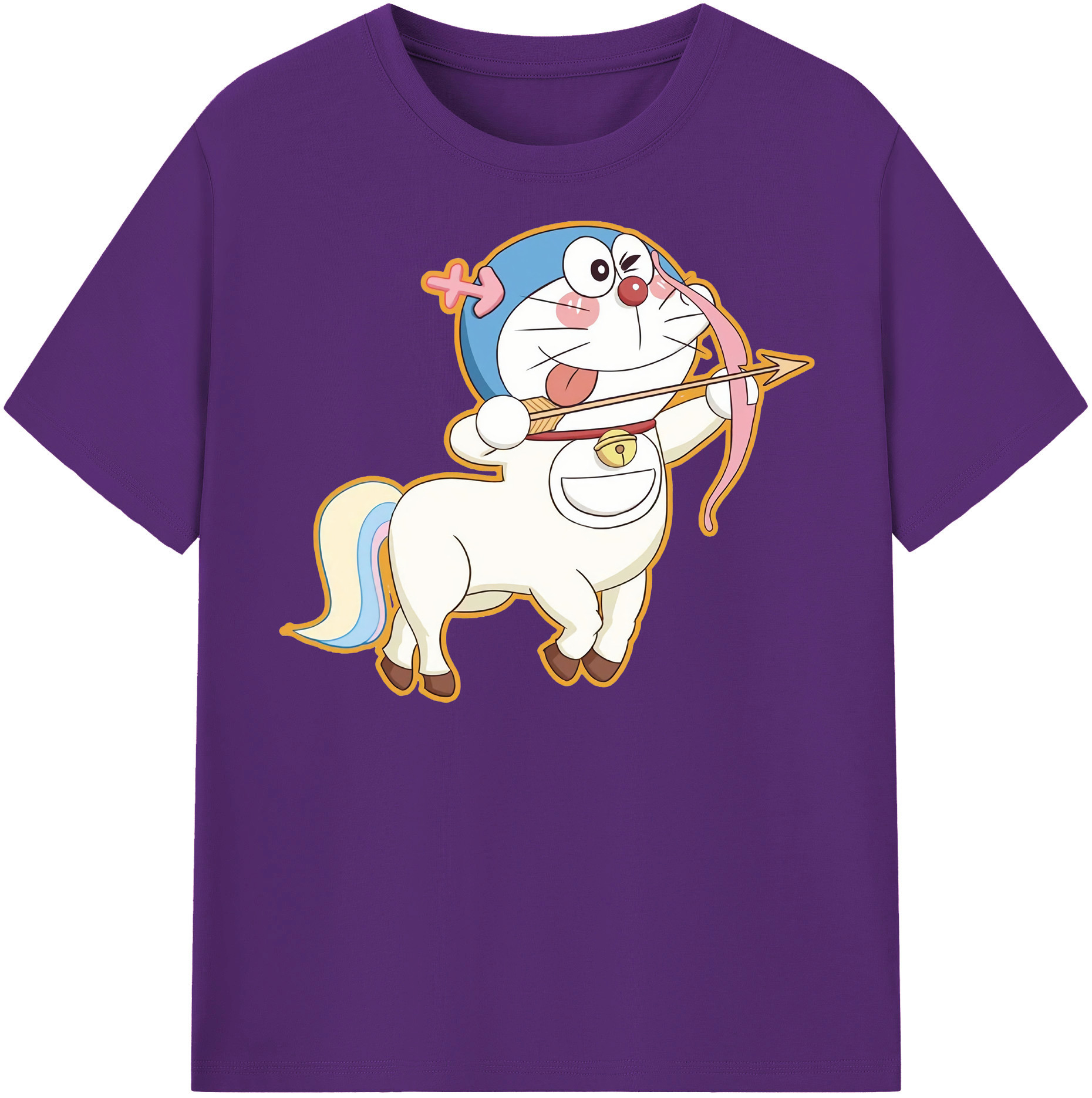 （画像用） ドラえもん Doraemon 綿100％半袖Tシャツ（フロントプリント）