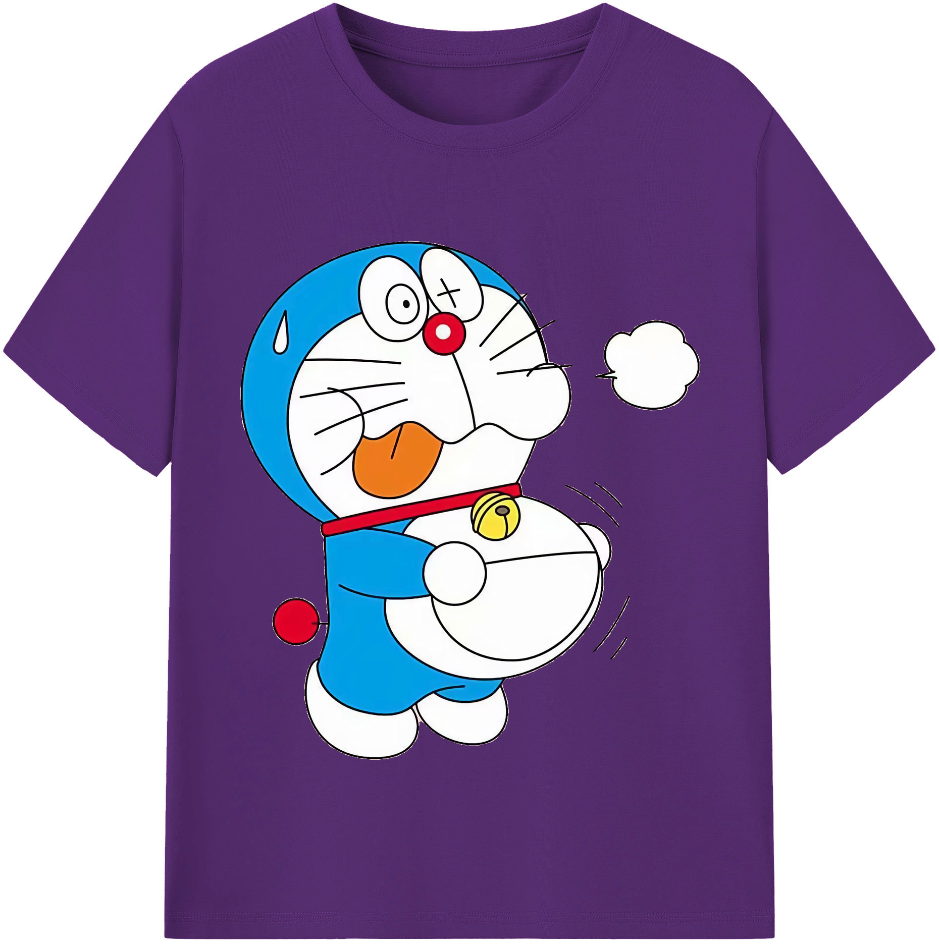 （画像用） ドラえもん Doraemon 綿100％半袖Tシャツ（フロントプリント）
