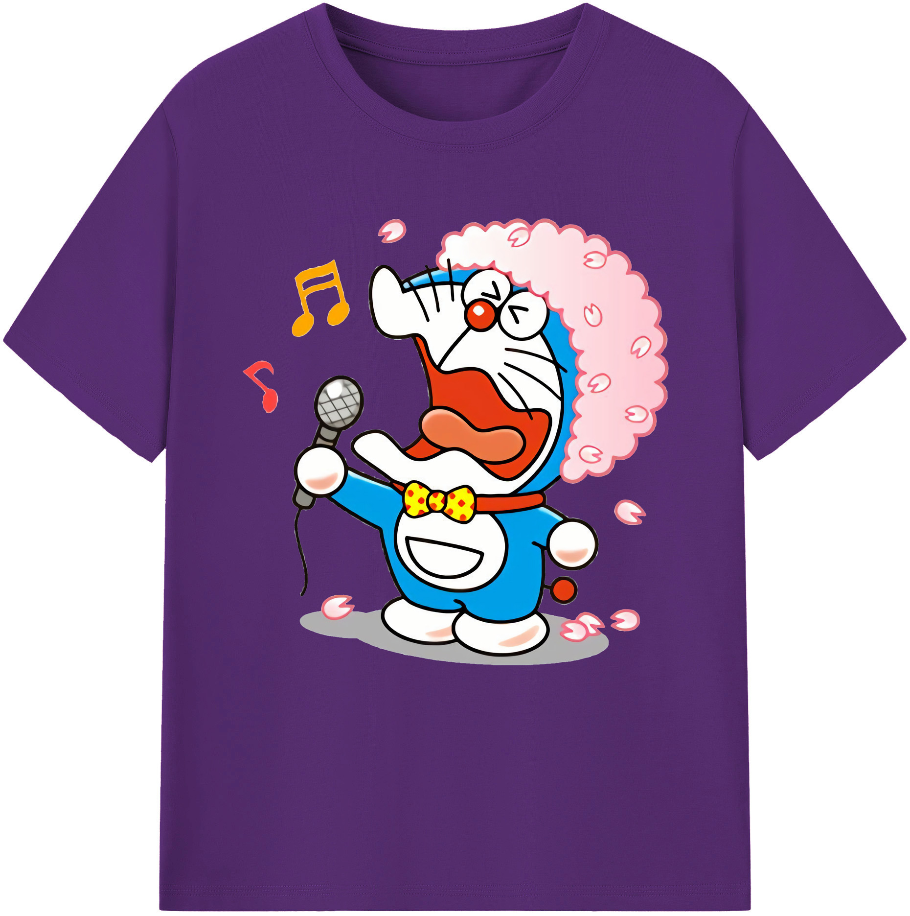 （画像用） ドラえもん Doraemon 綿100％半袖Tシャツ（フロントプリント）
