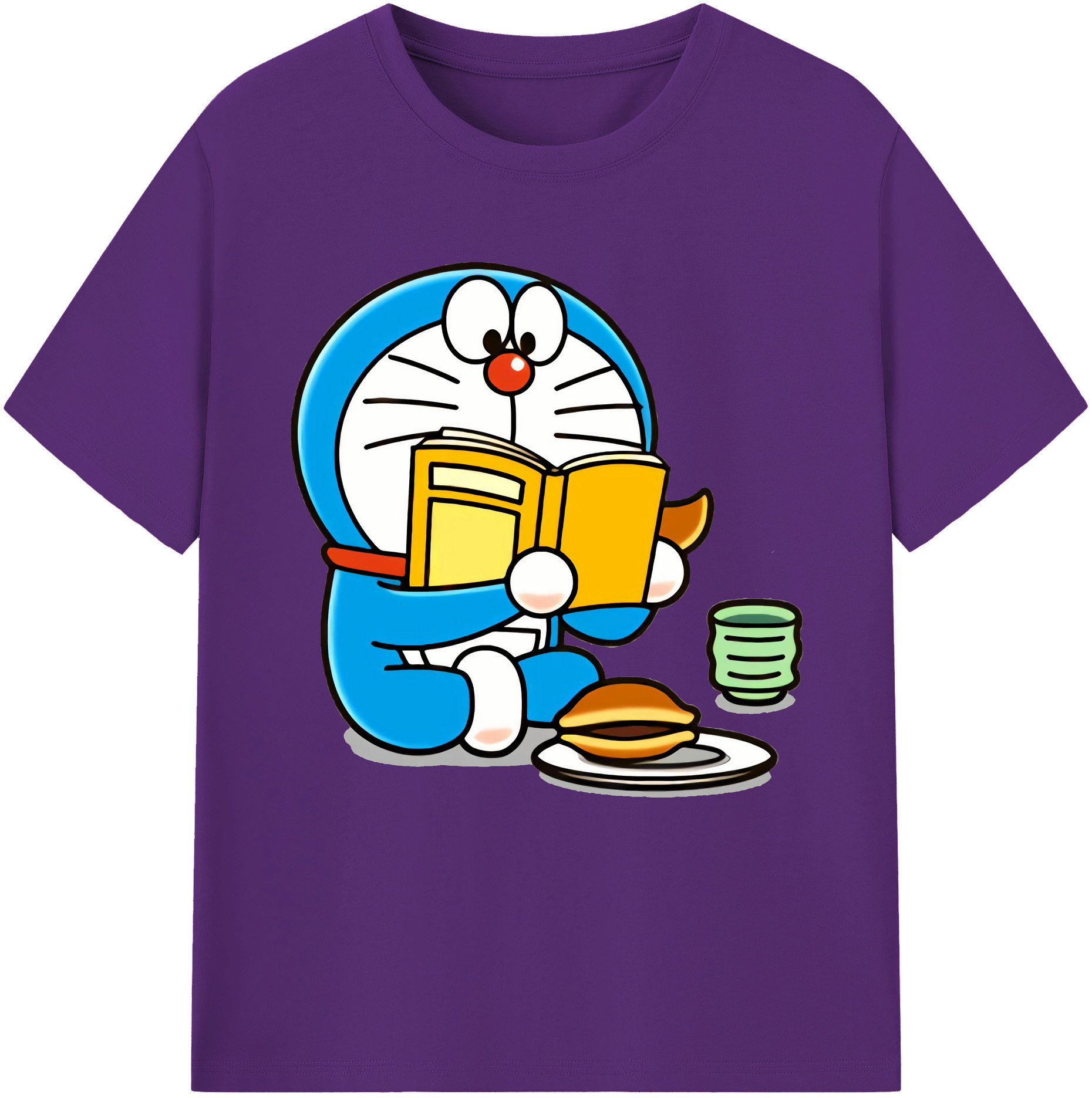 （画像用） ドラえもん Doraemon 綿100％半袖Tシャツ（フロントプリント）