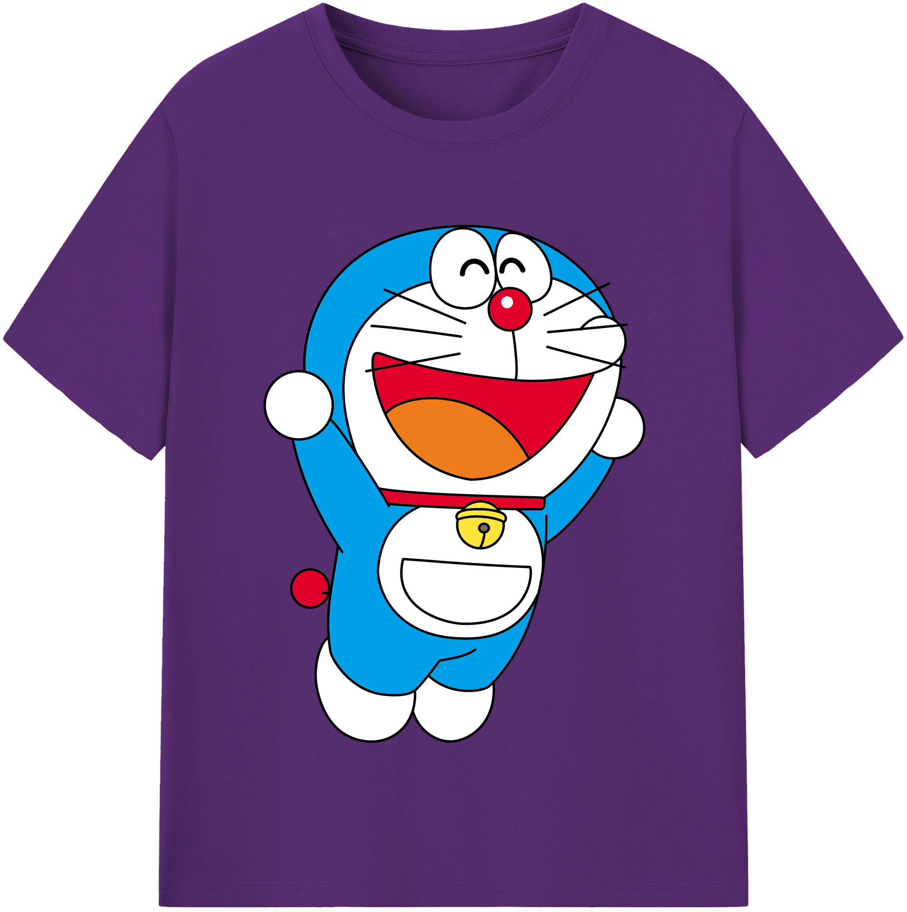 （画像用） ドラえもん Doraemon 綿100％半袖Tシャツ（フロントプリント）