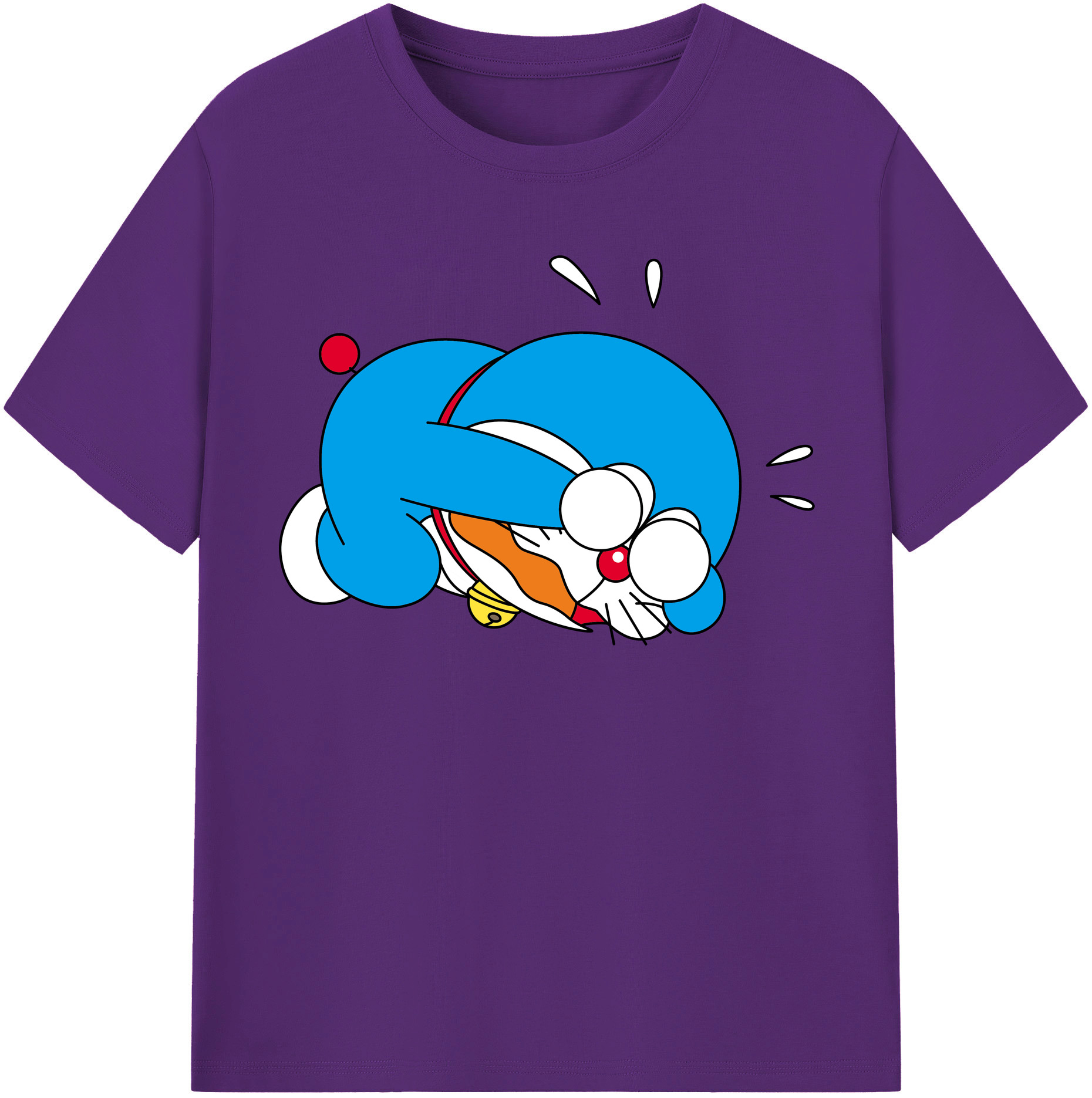 （画像用） ドラえもん Doraemon 綿100％半袖Tシャツ（フロントプリント）