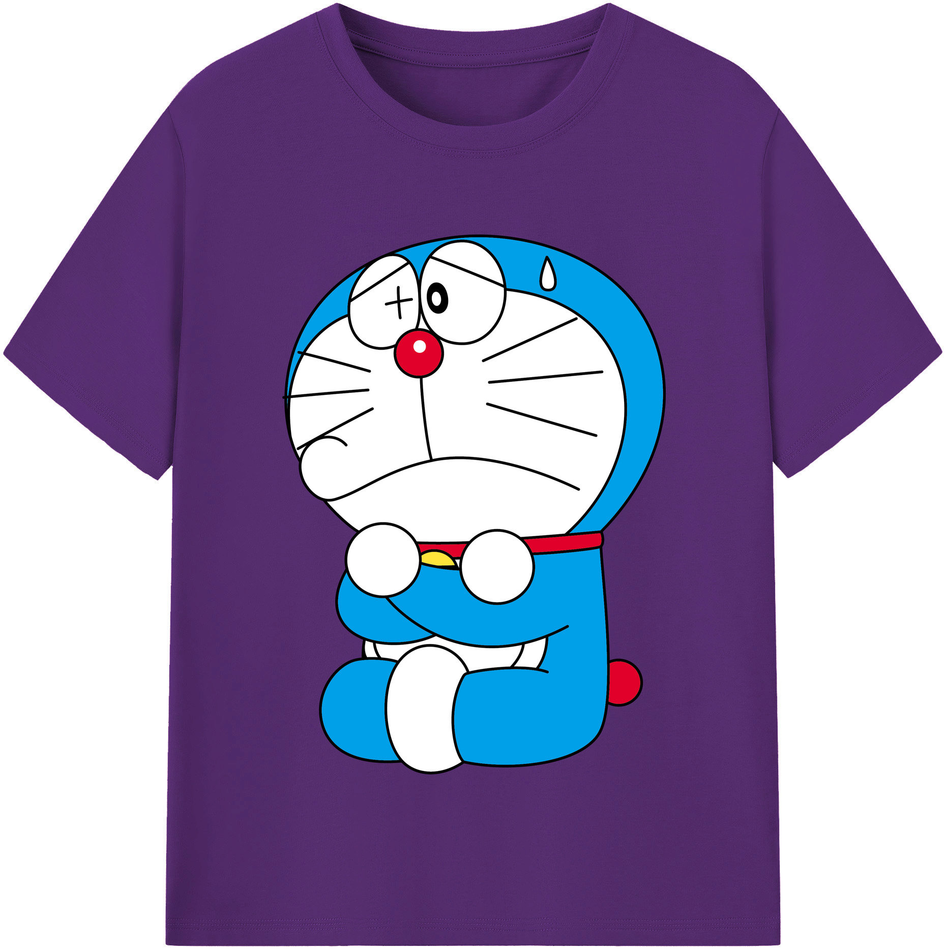 （画像用） ドラえもん Doraemon 綿100％半袖Tシャツ（フロントプリント）