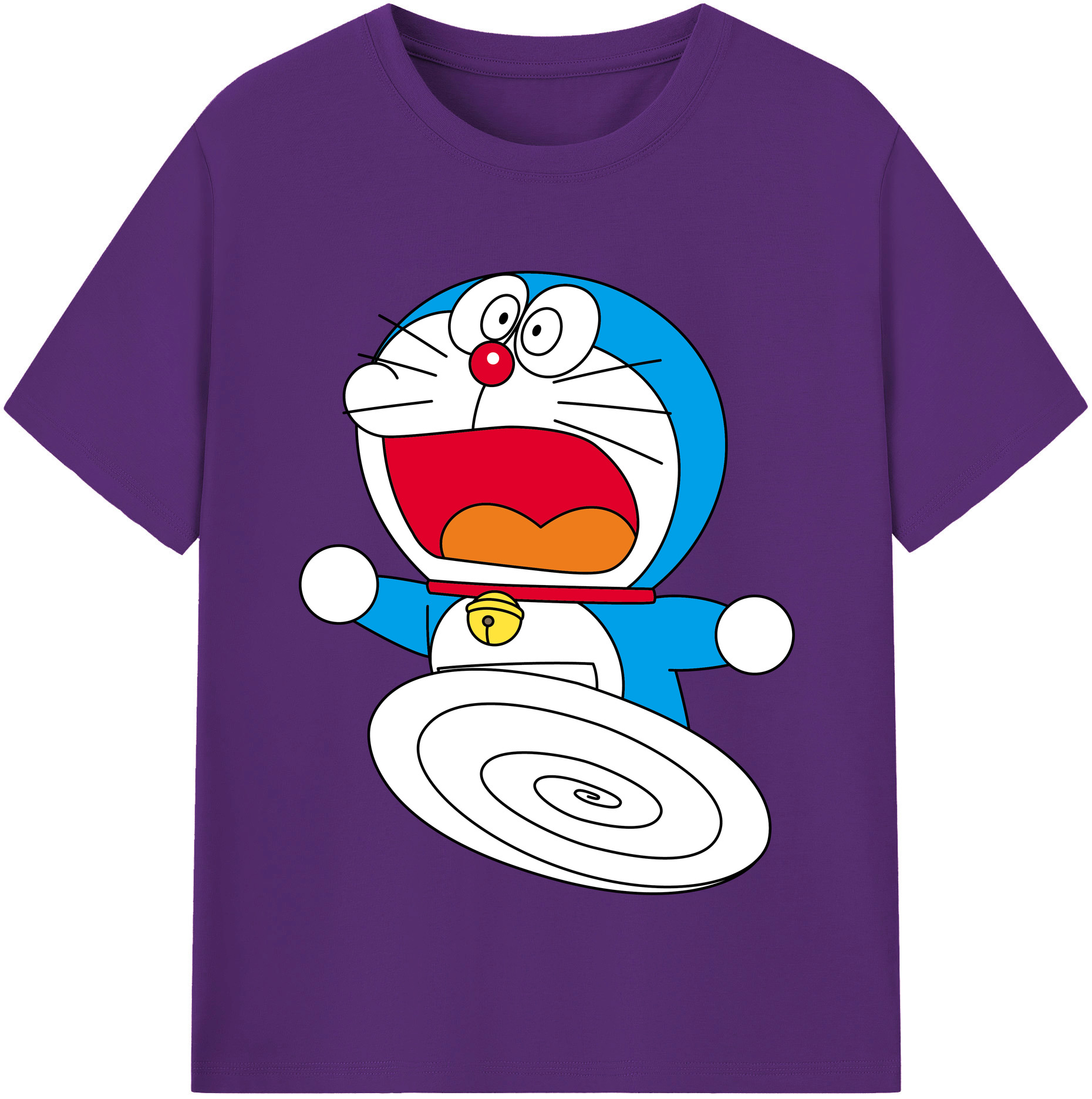 （画像用） ドラえもん Doraemon 綿100％半袖Tシャツ（フロントプリント）