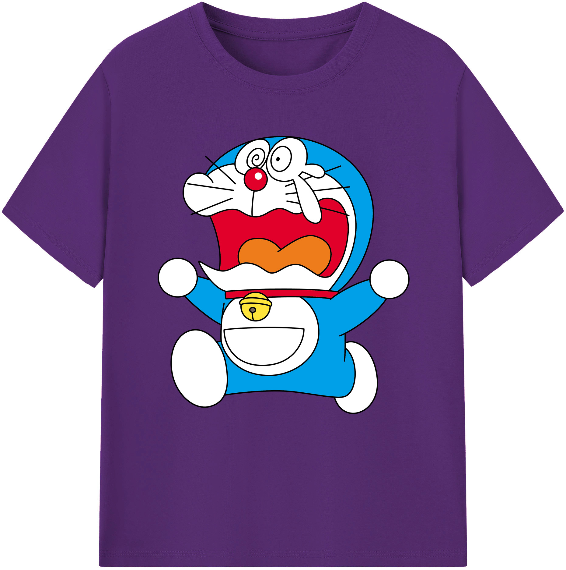 （画像用） ドラえもん Doraemon 綿100％半袖Tシャツ（フロントプリント）