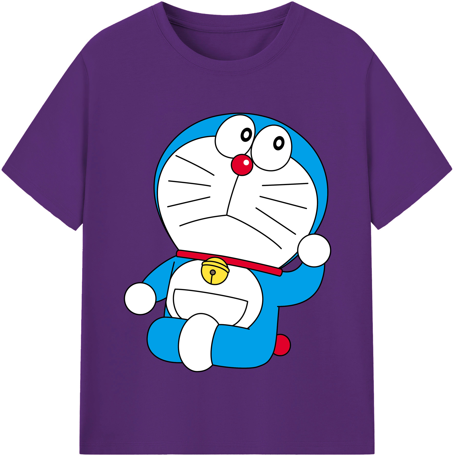 （画像用） ドラえもん Doraemon 綿100％半袖Tシャツ（フロントプリント）