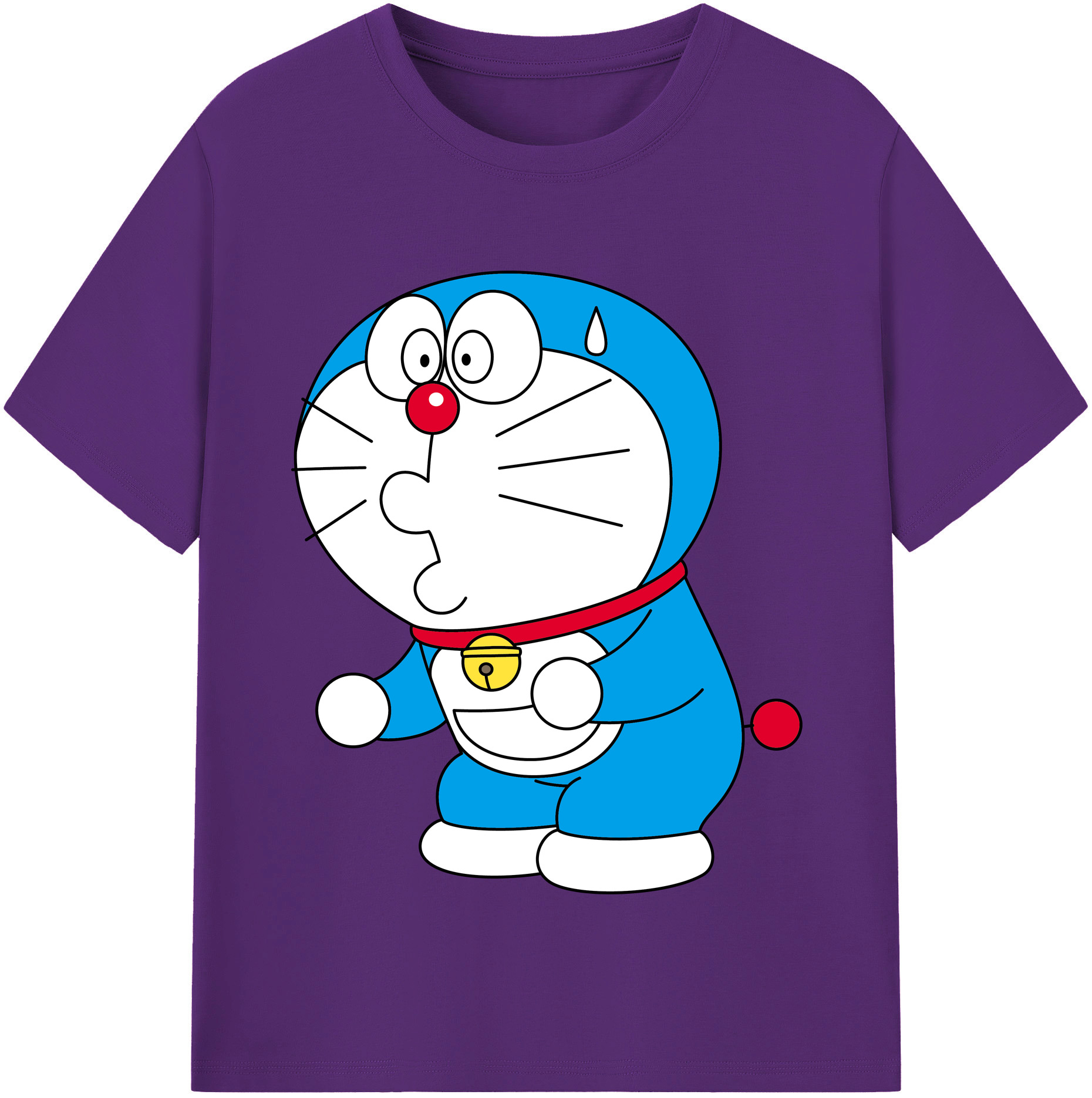 （画像用） ドラえもん Doraemon 綿100％半袖Tシャツ（フロントプリント）