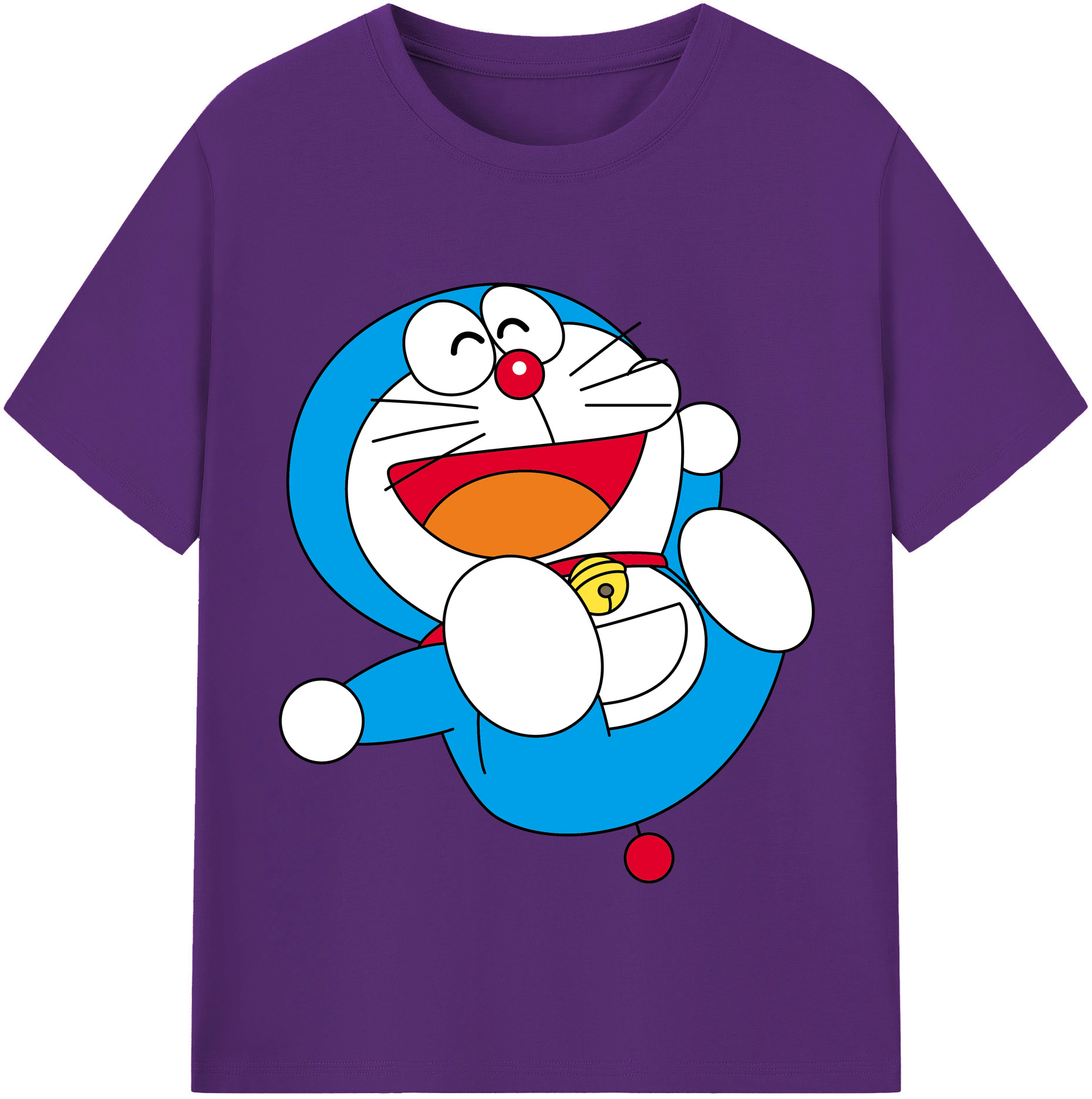 （画像用） ドラえもん Doraemon 綿100％半袖Tシャツ（フロントプリント）
