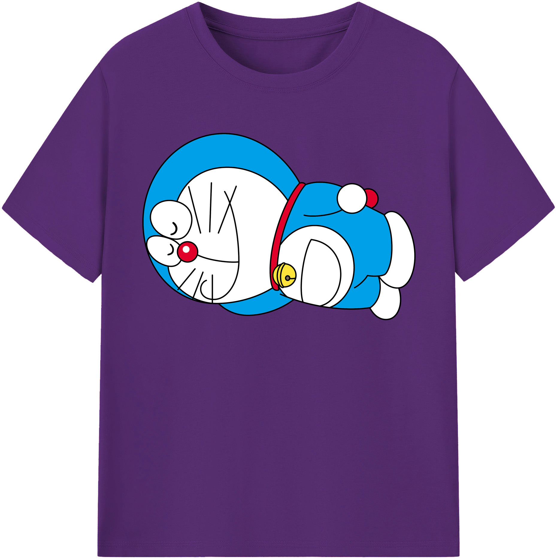 （画像用） ドラえもん Doraemon 綿100％半袖Tシャツ（フロントプリント）