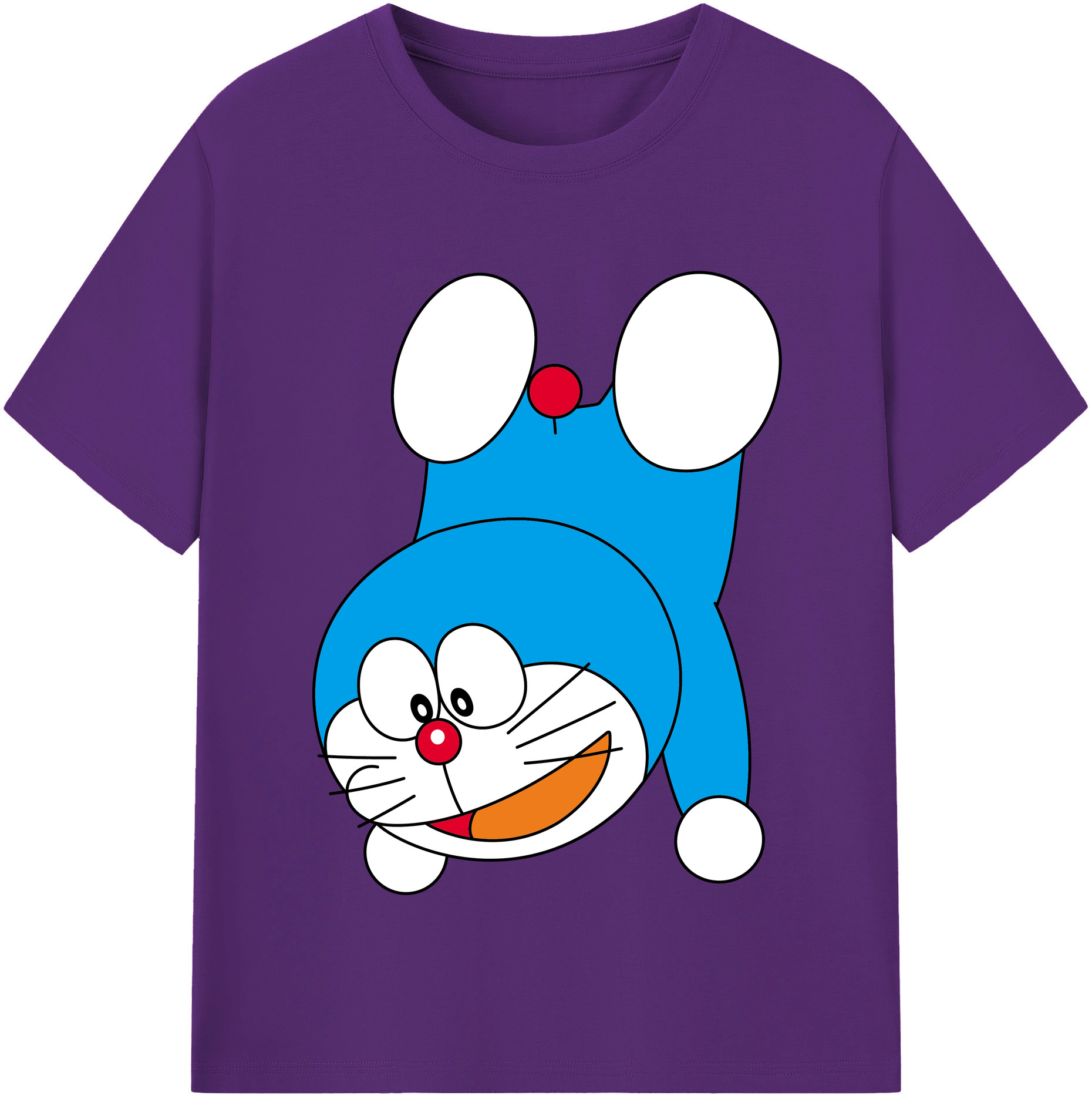 （画像用） ドラえもん Doraemon 綿100％半袖Tシャツ（フロントプリント）