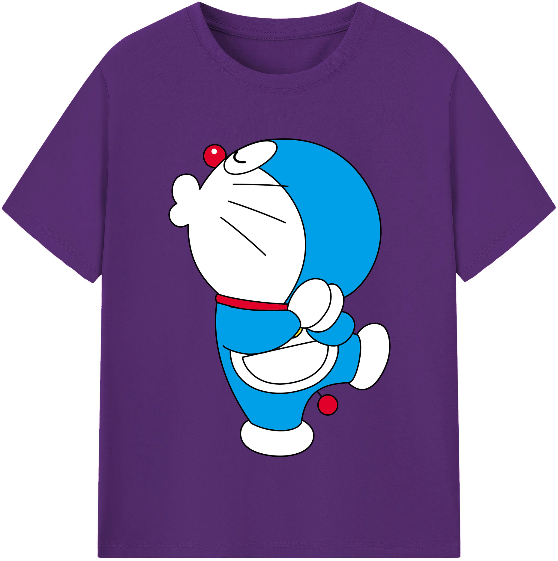 （画像用） ドラえもん Doraemon 綿100％半袖Tシャツ（フロントプリント）