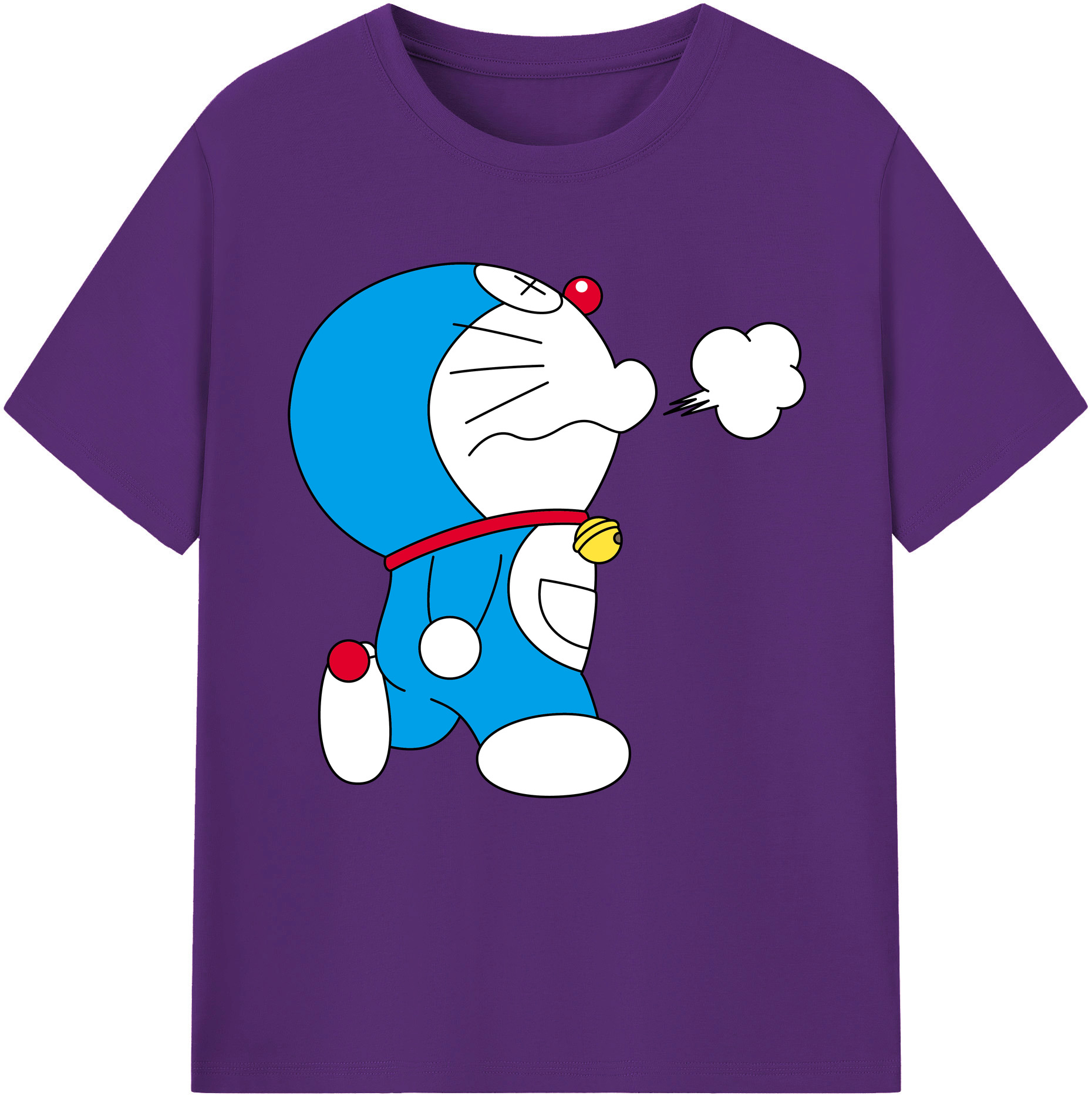 （画像用） ドラえもん Doraemon 綿100％半袖Tシャツ（フロントプリント）