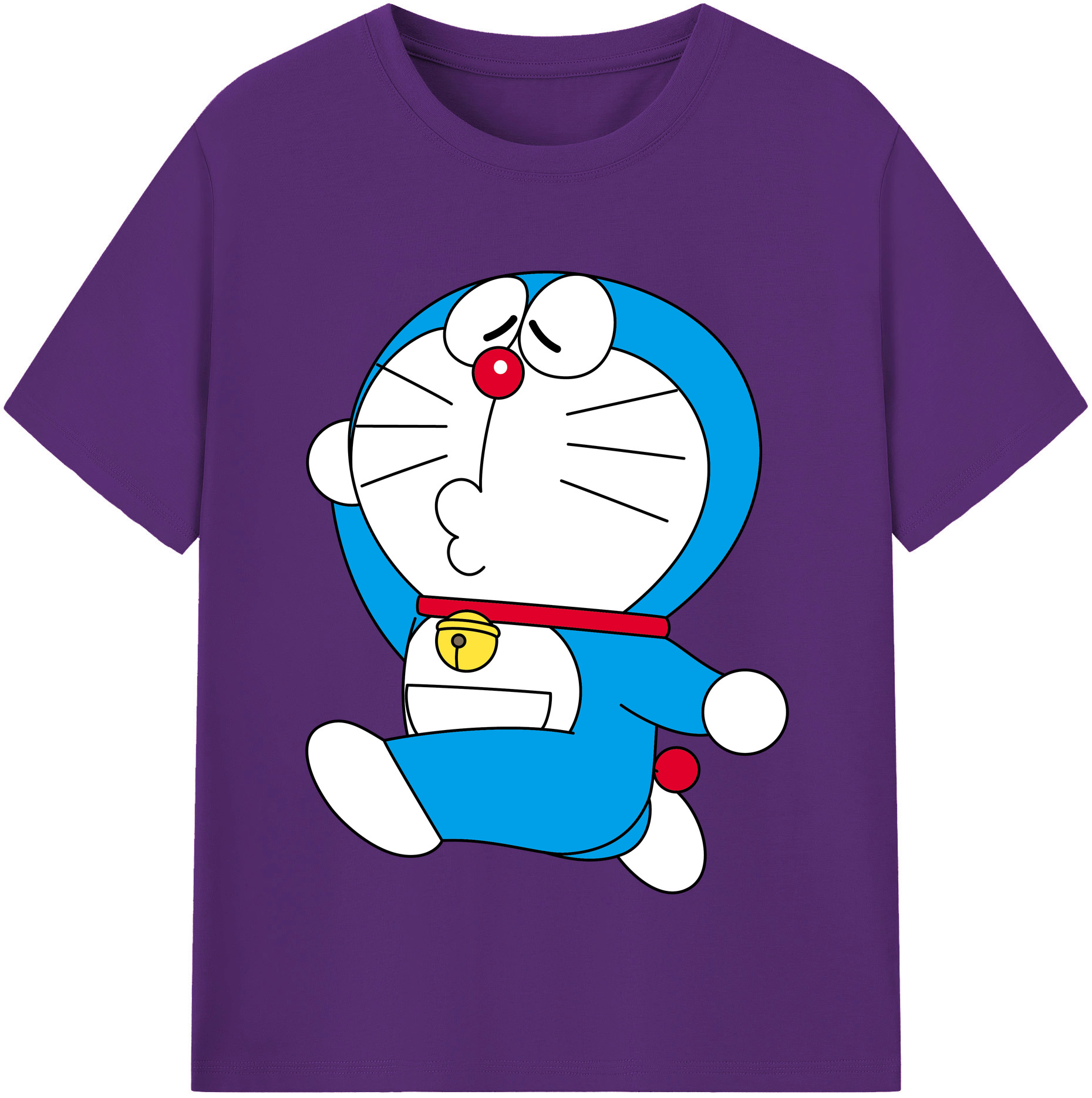 （画像用） ドラえもん Doraemon 綿100％半袖Tシャツ（フロントプリント）