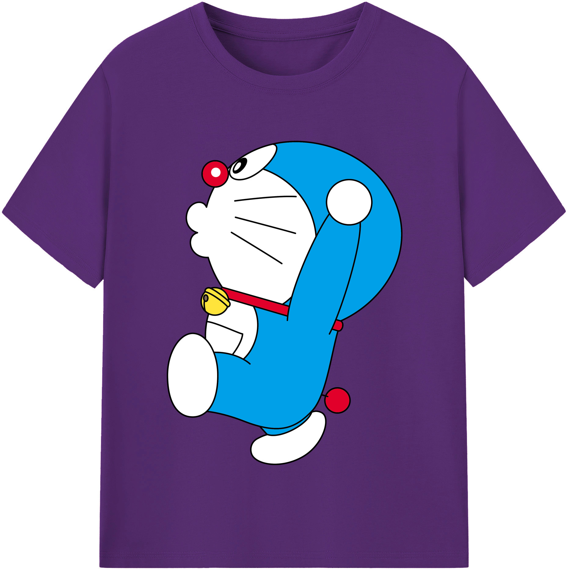 （画像用） ドラえもん Doraemon 綿100％半袖Tシャツ（フロントプリント）