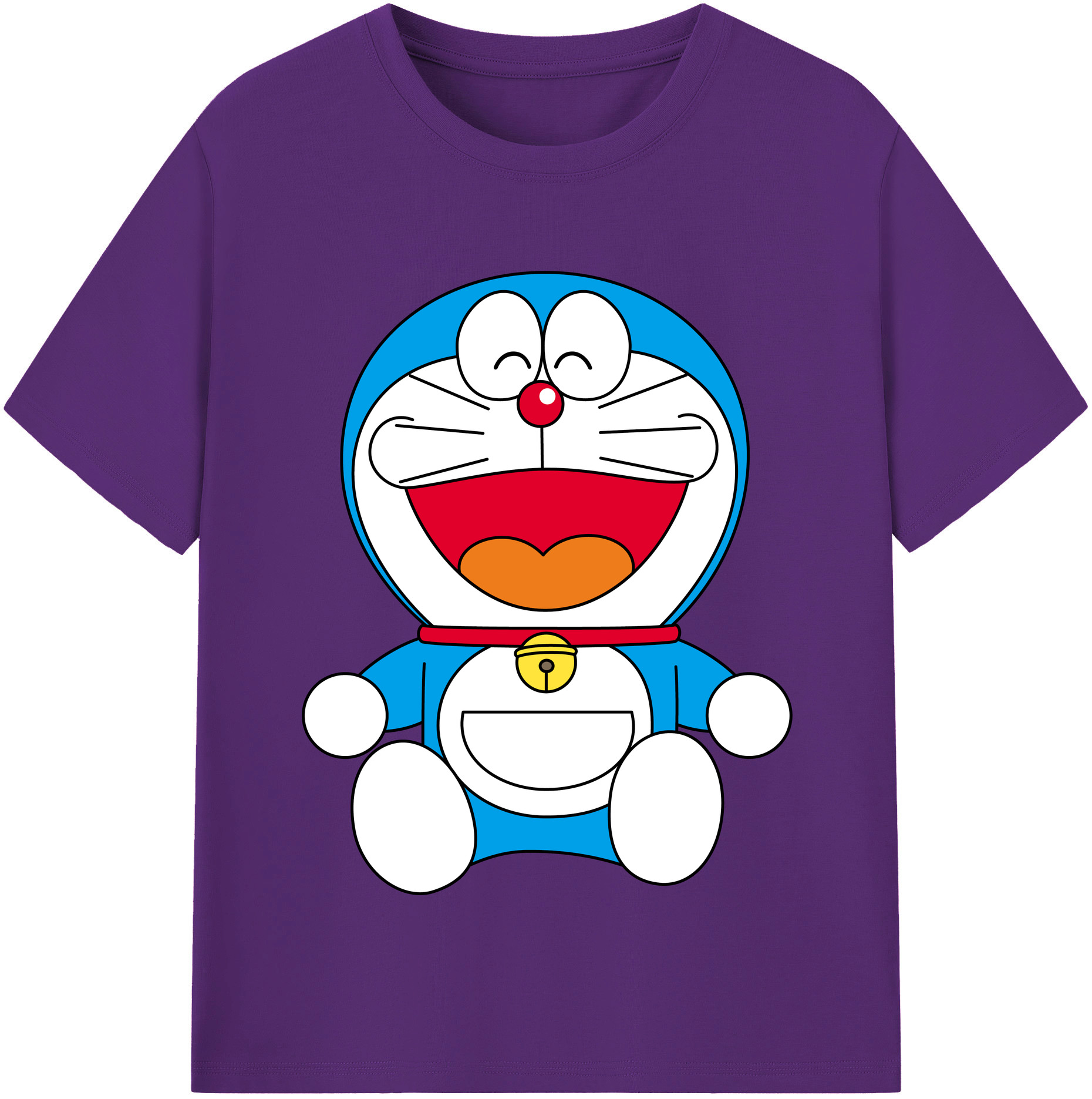 （画像用） ドラえもん Doraemon 綿100％半袖Tシャツ（フロントプリント）