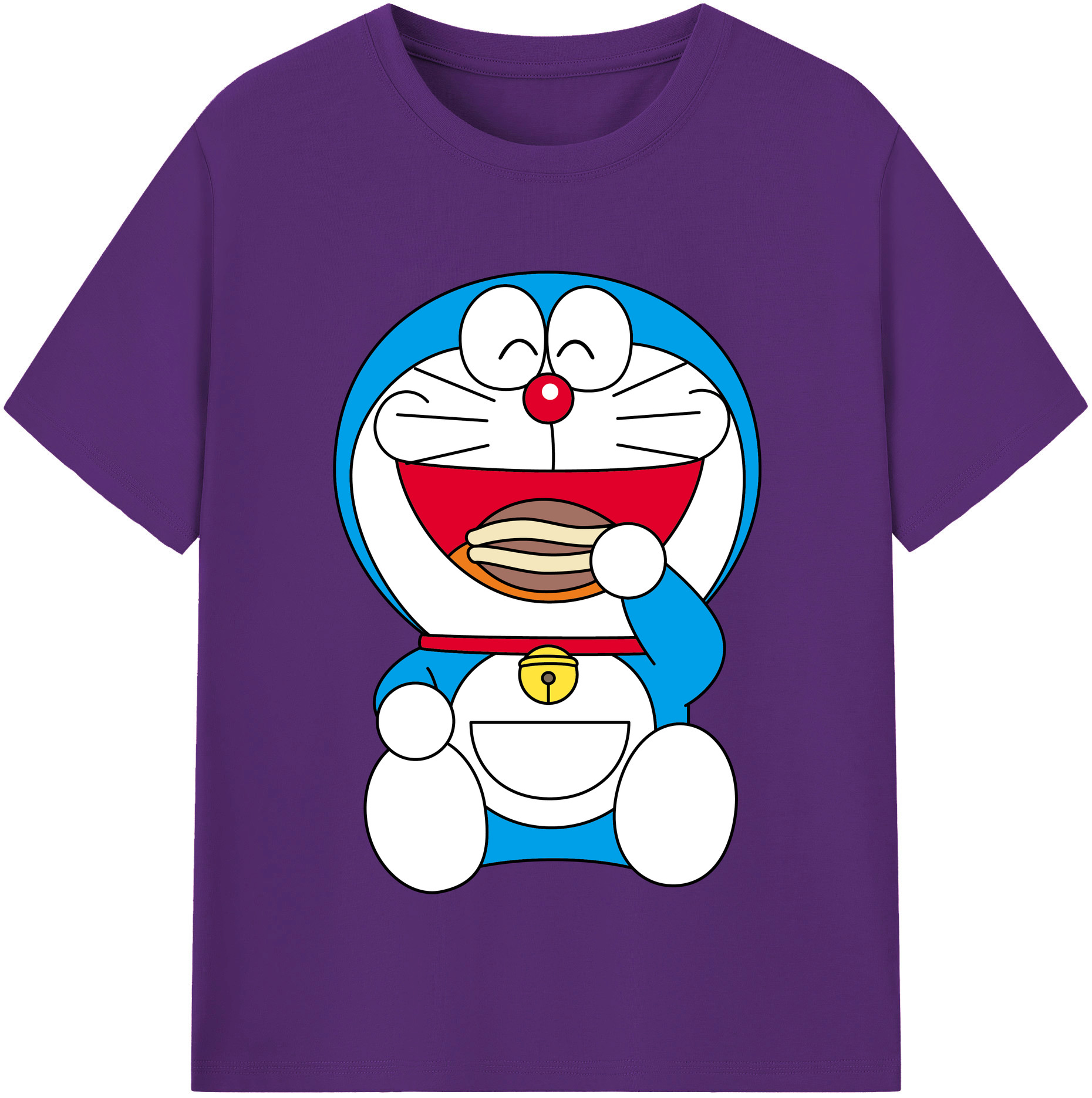 （画像用） ドラえもん Doraemon 綿100％半袖Tシャツ（フロントプリント）