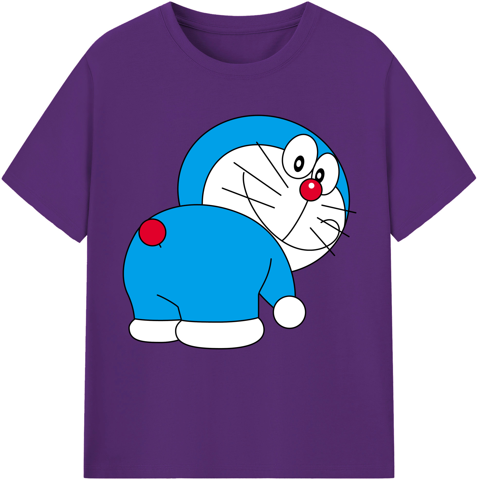 （画像用） ドラえもん Doraemon 綿100％半袖Tシャツ（フロントプリント）